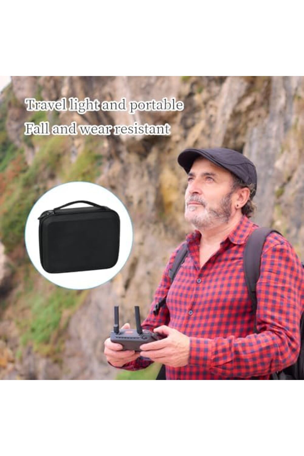 Cesiro-Granvoo Carrying Case for DJI Mavic Mini 2 / Mini 2 SE, Mini 2 Case, Combo and Acc Case 5