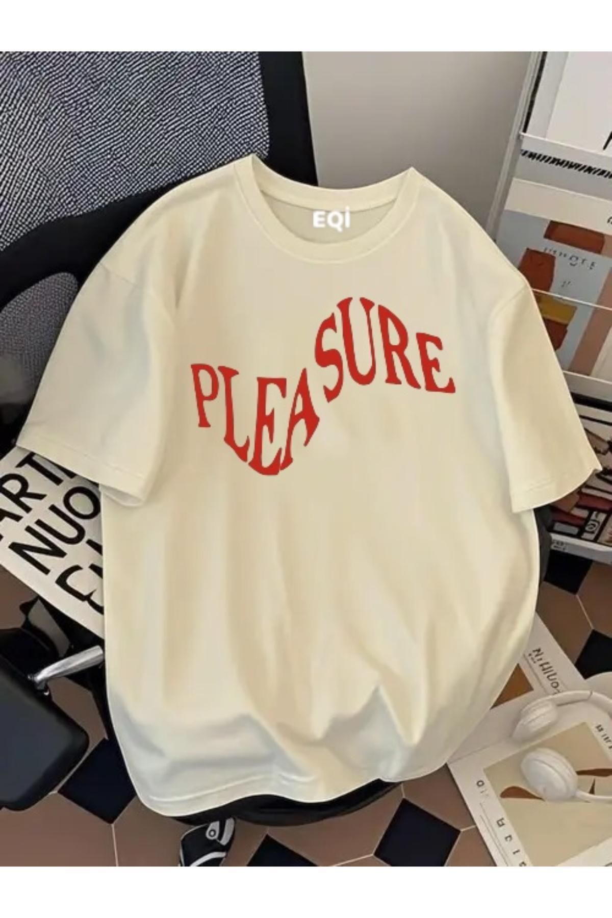 EQİ Pleasure Baskılı Oversize T-Shirt
