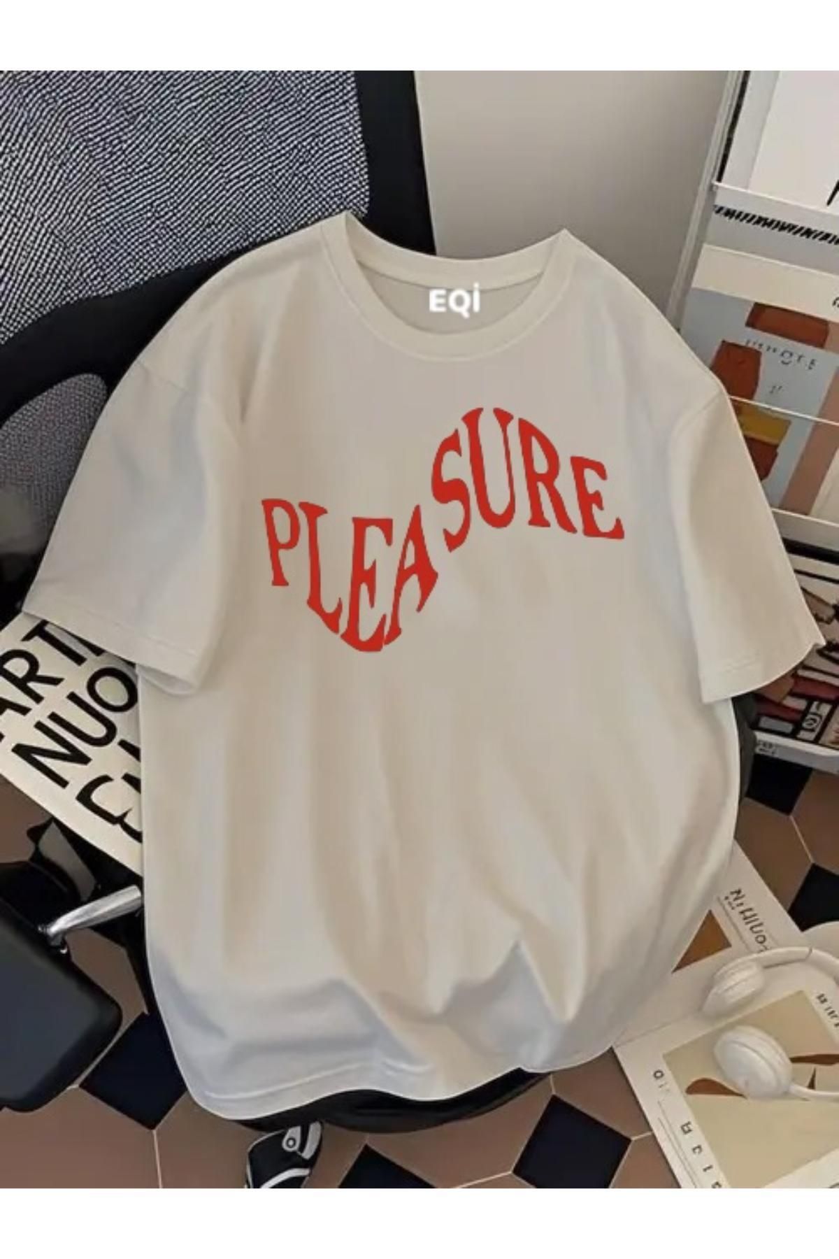 EQİ Pleasure Baskılı Oversize T-Shirt