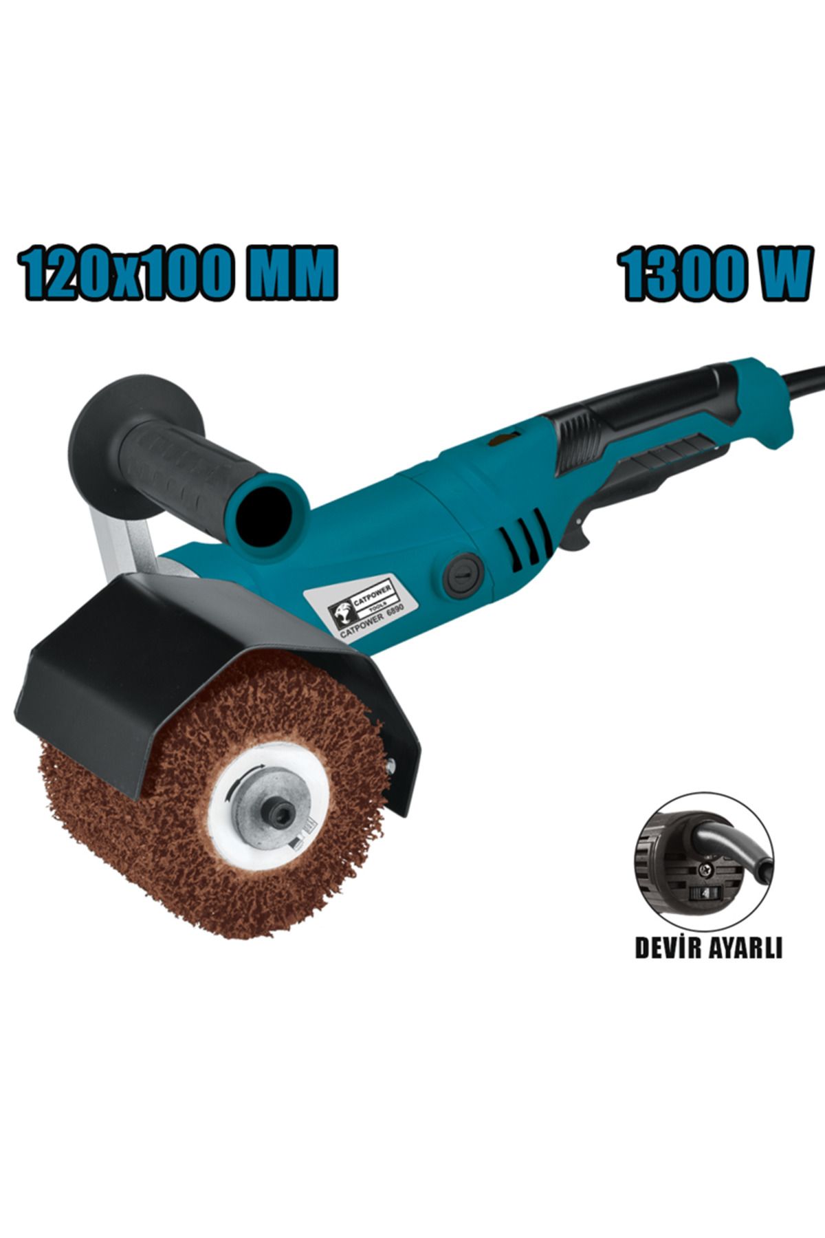 CATPOWER EL ALETLERİ Catpower CAT6890 Mop Zımpara M14 1300W