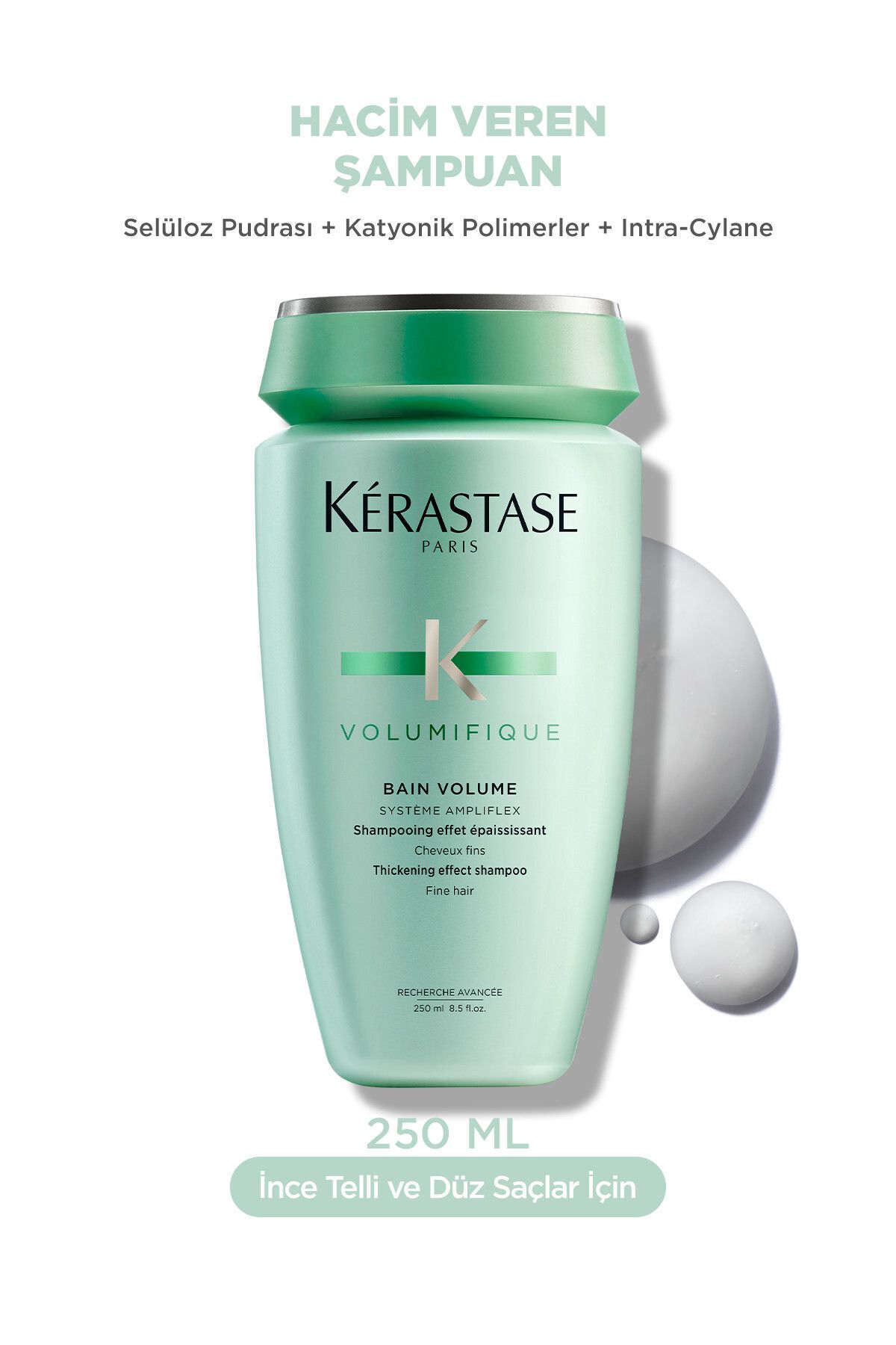 Kerastase Volumifique Saça Ağırlık Vermeden Hacimlendiren Volum Şampuan 250 Ml