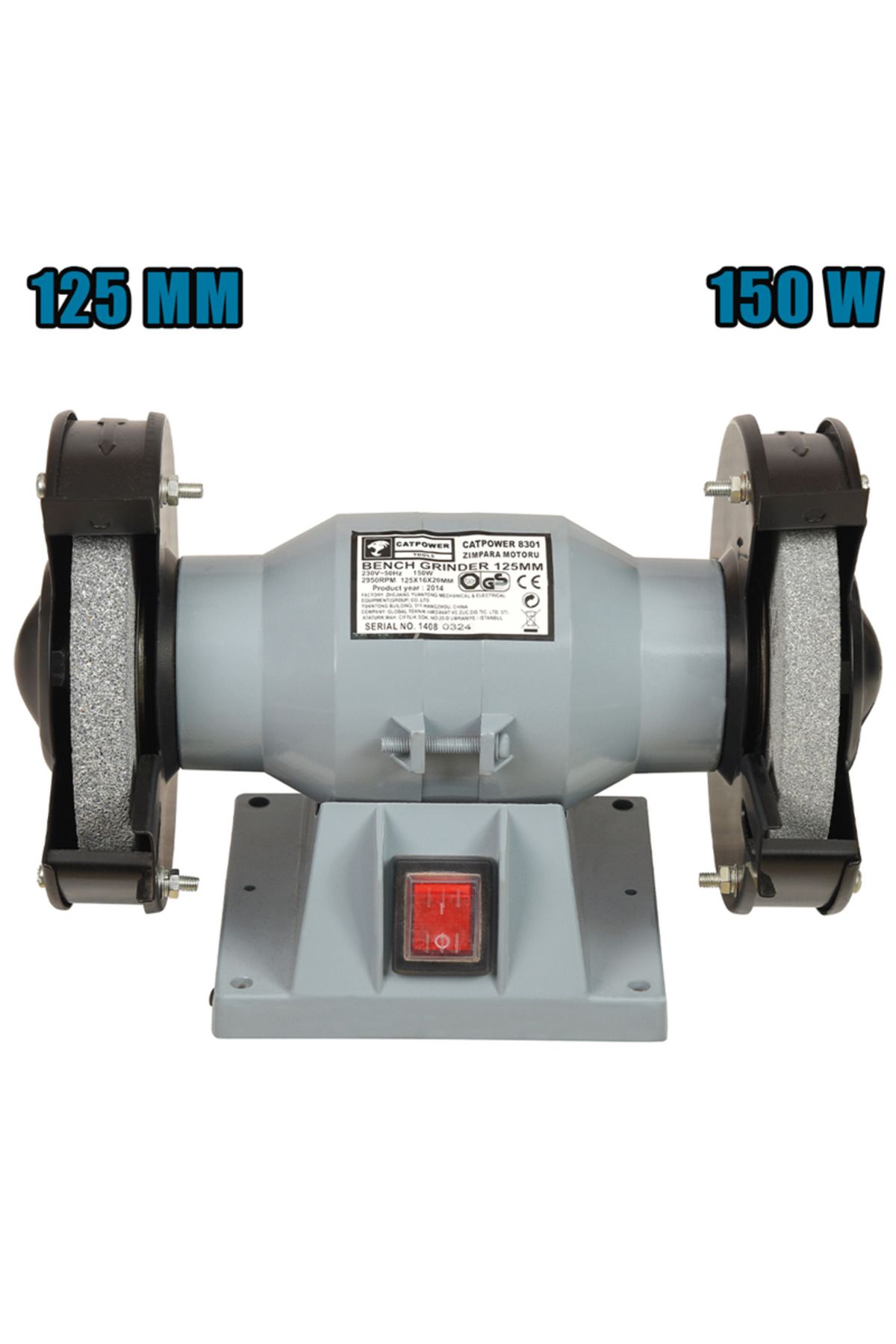 CATPOWER EL ALETLERİ Catpower CAT8301 Zımpara Motoru 125 mm 150W