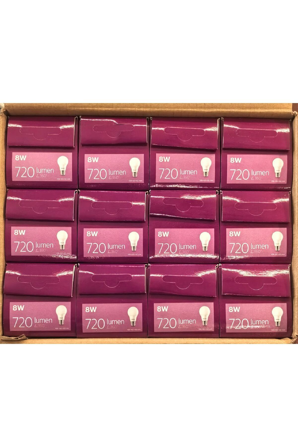 Philips 8w 865 Beyaz Işık Led ampul My Care Philips 12adetli paket