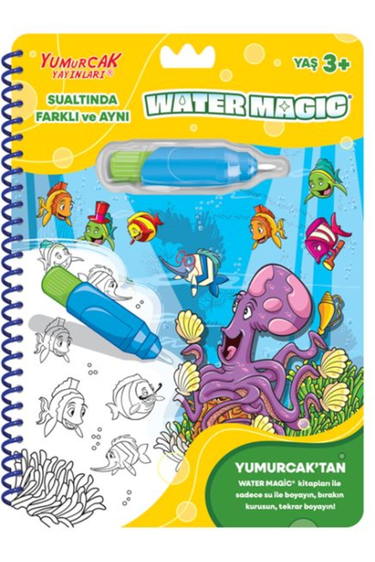 Yumurcak Yayınları Sualtında Farklı ve Aynı Yeni Water Magic