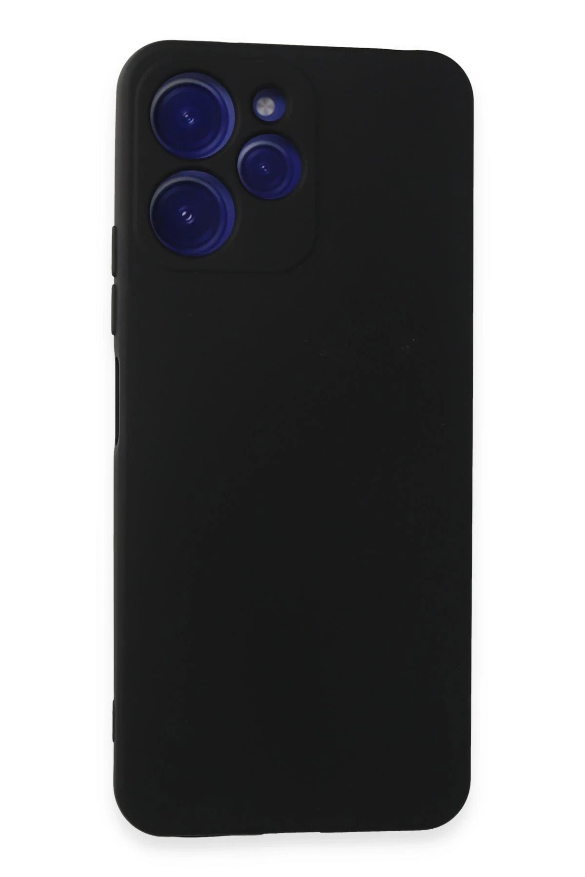 NewFace Xiaomi Redmi 12 Kılıf Nano içi Kadife Silikon - Siyah FLKRY