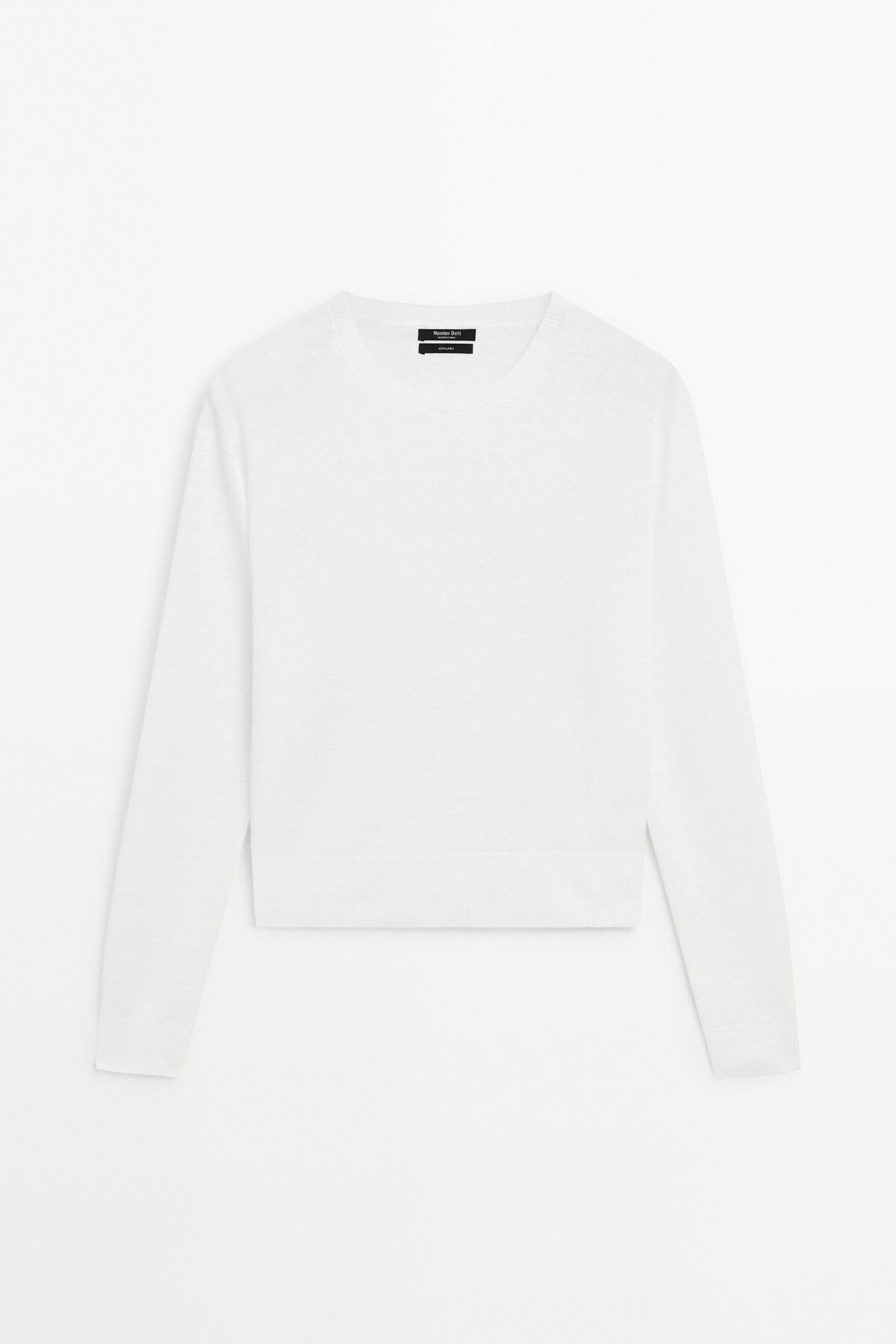 Massimo Dutti %100 keten triko bisiklet yaka kazak