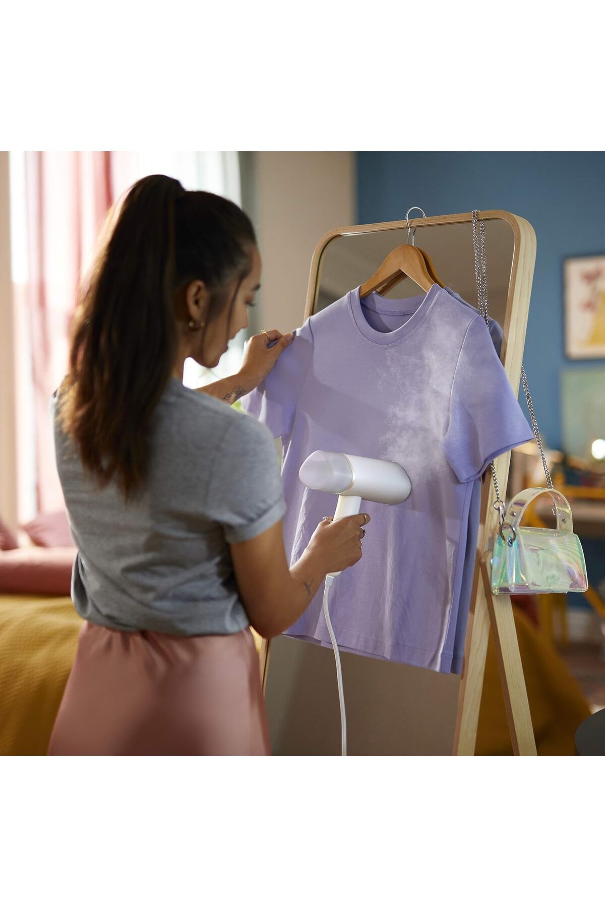 ENZO-Philips Handheld Steamer 3000 Series, Compact and Foldable, Ready to Use in 30 Seconds 7
