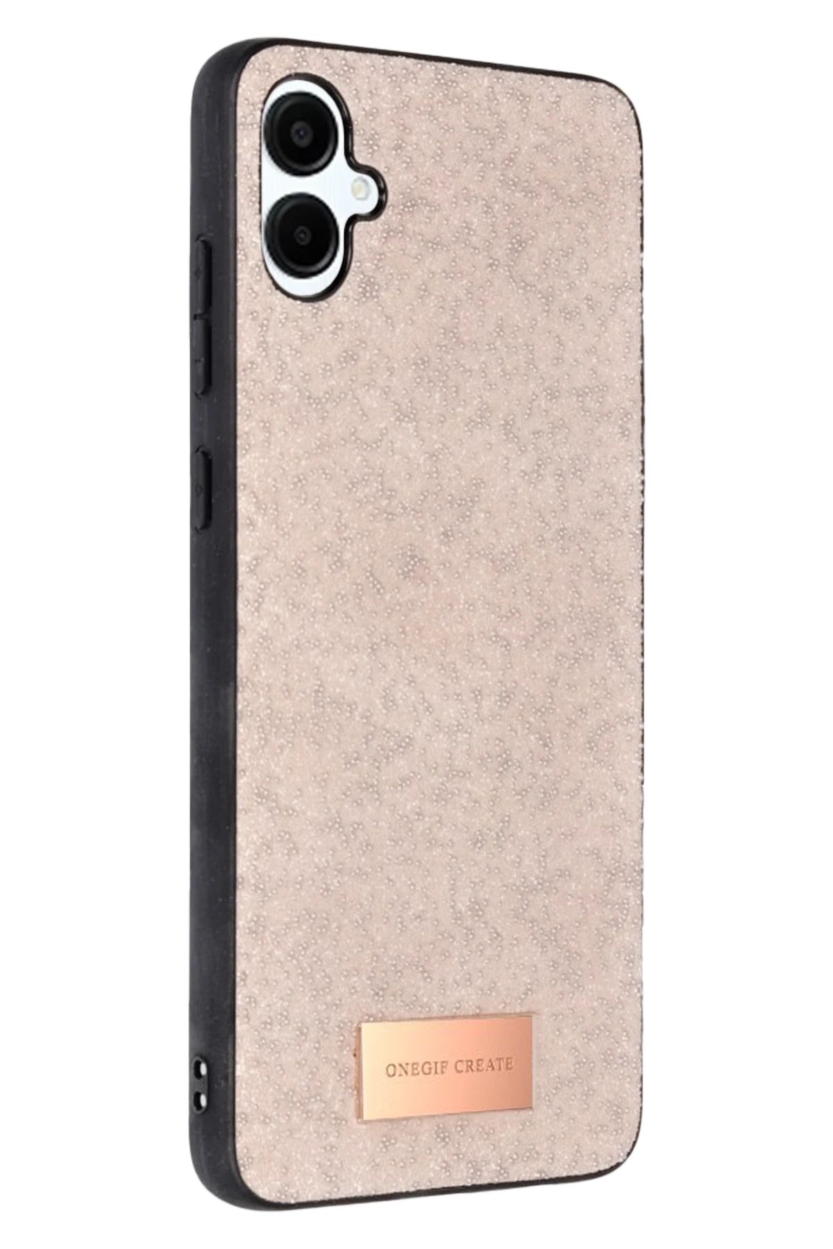 ONEGIF Samsung Galaxy A06 Bright Simli Kapak - Pembe FLKRY