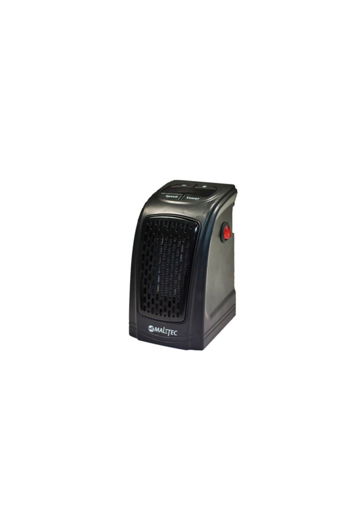 MNMYSTYLE Mini Ventilator Electric De Perete Maltec Din Ceramică, Pentru Cameră Sau Birou, Afișaj Led, 400 W, Negru - One Size