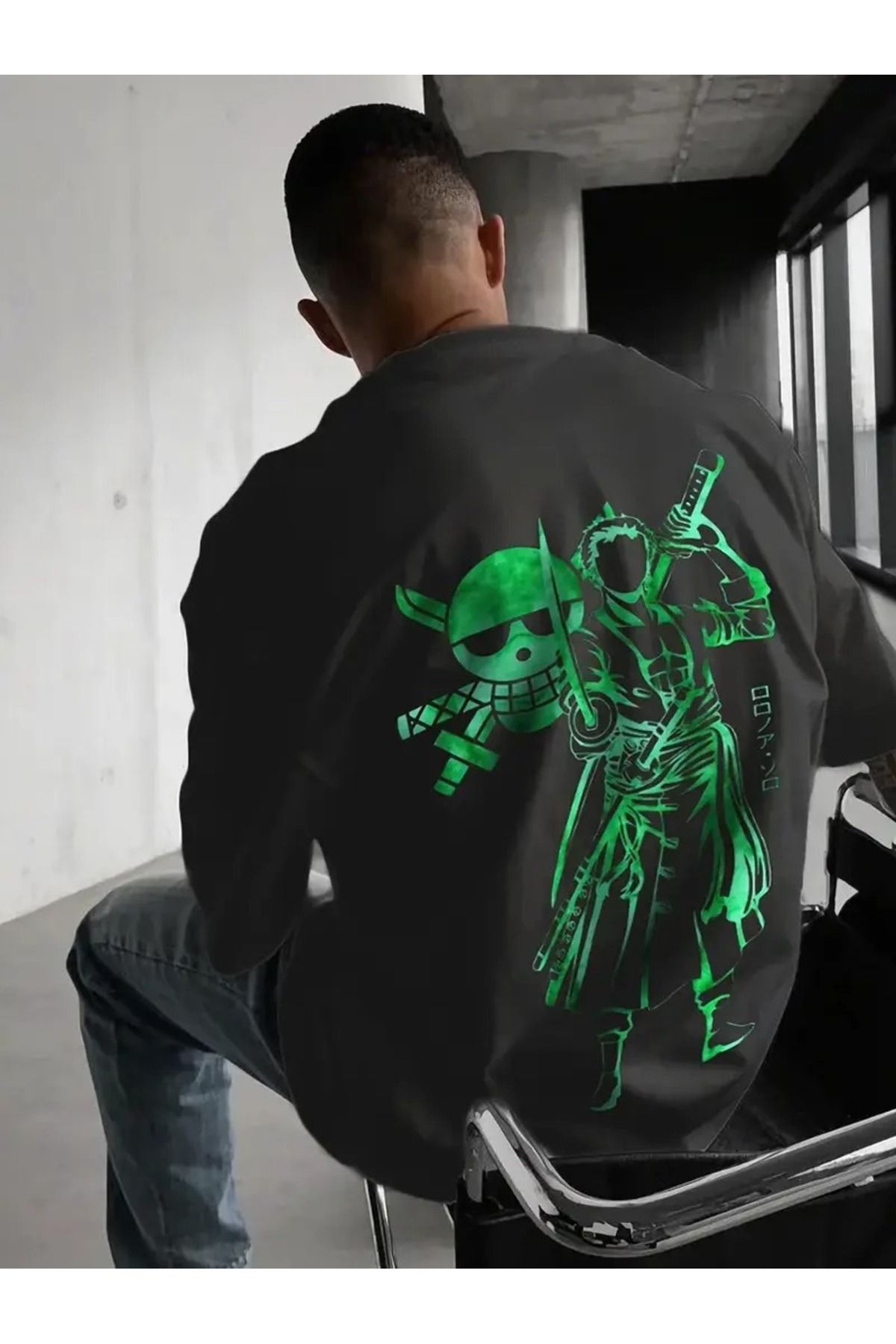 LAND MODA Erkekler için Samuray Kafatası Grafik T-Shirt - Yumuşak Polyester, Rahat Kısa Kollu Yuvarlak Yaka