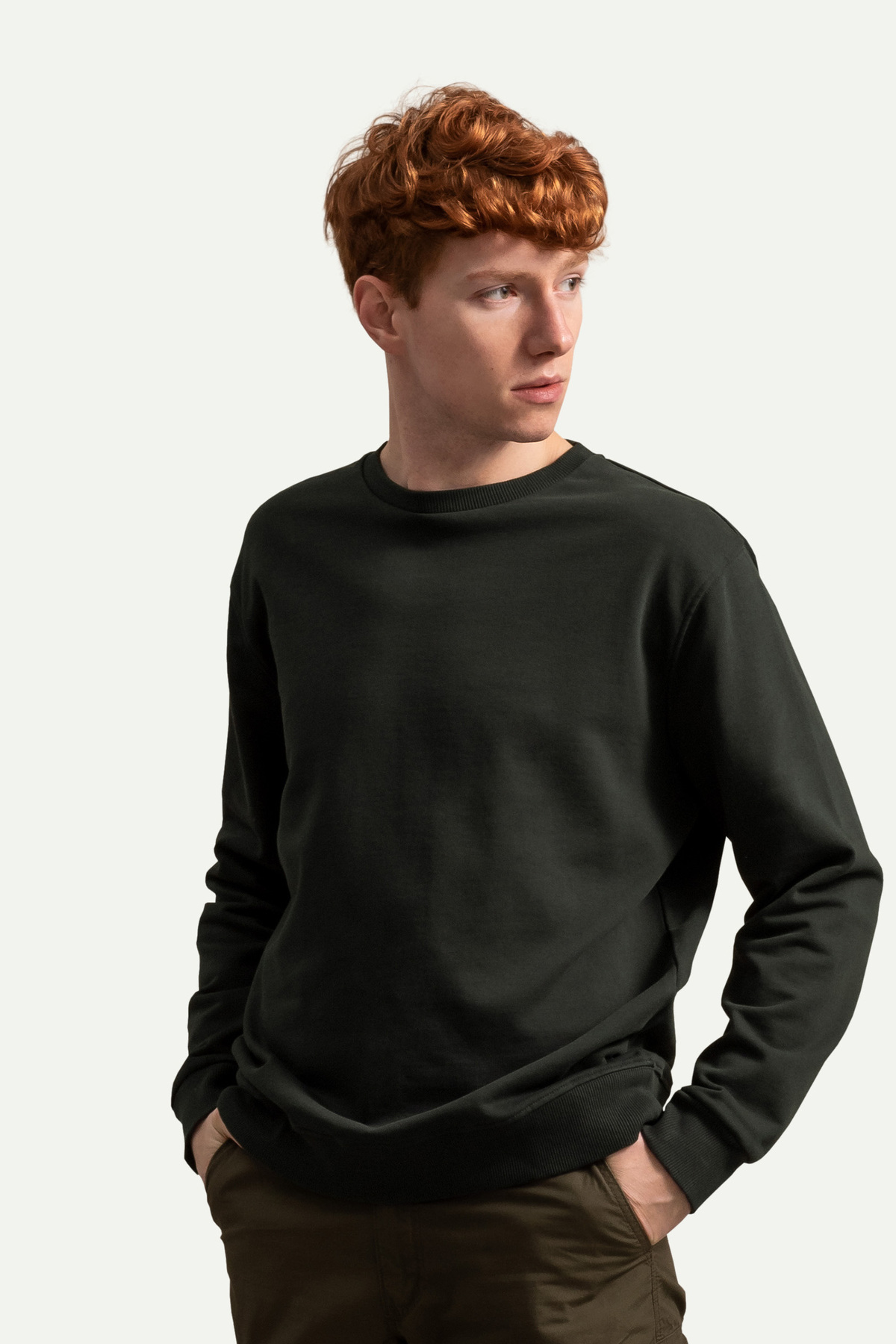 KAFT-Unisex Basic Regular Sweatshirt - Ruga - Asphalt 3