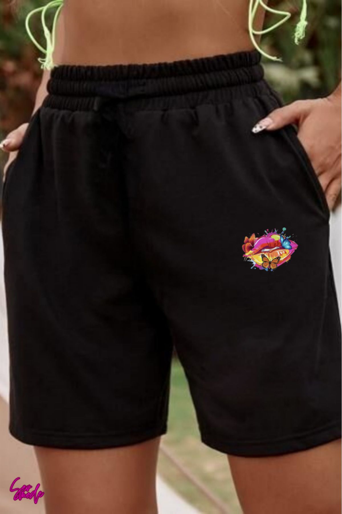 SevMode Baskılı Unisex Şort