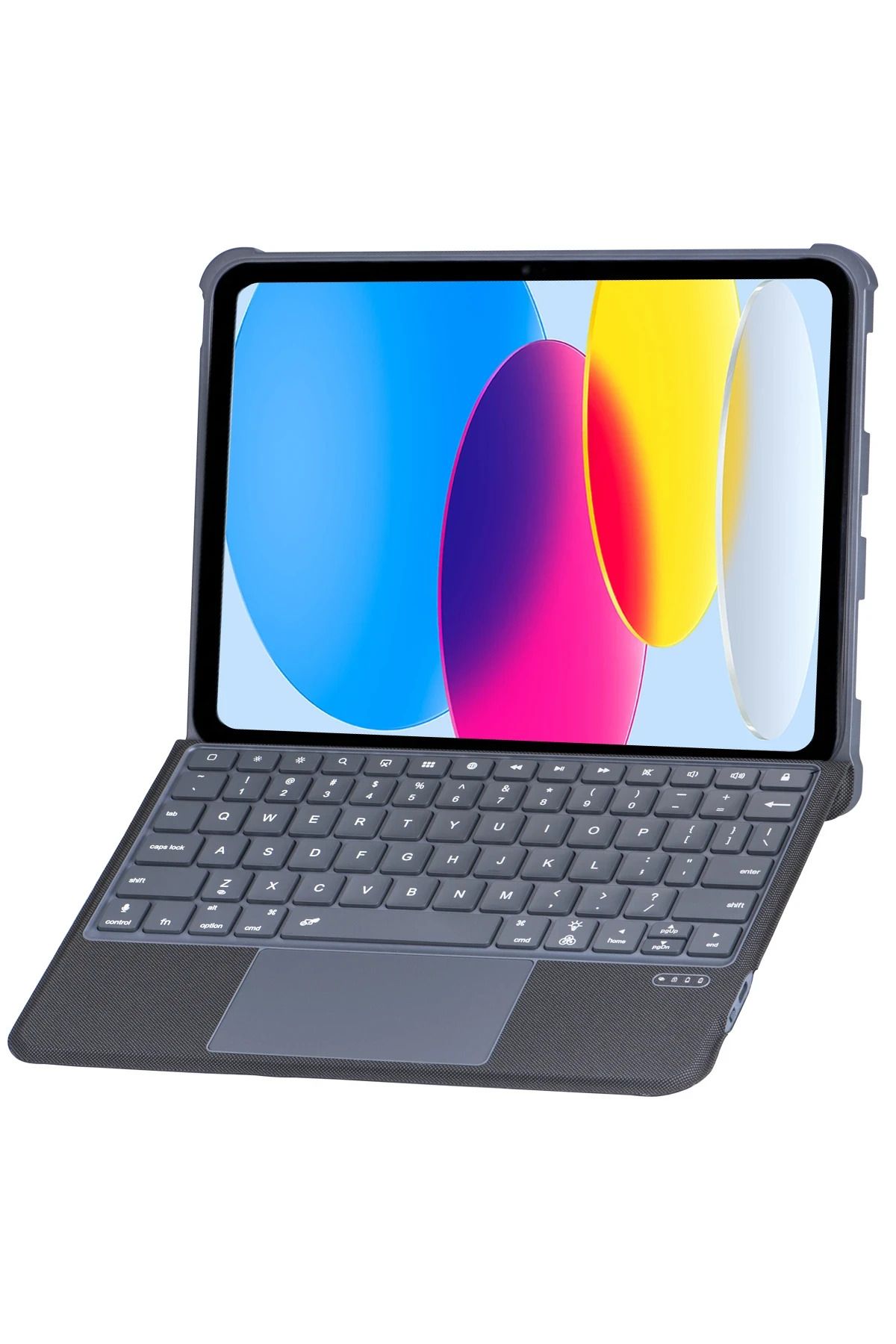 NewFace T5508D iPad 2022 10.9 (10.Nesil) Kılıf Palermo Ledli Klavyeli Standlı Tablet Kılıfı - FERRG