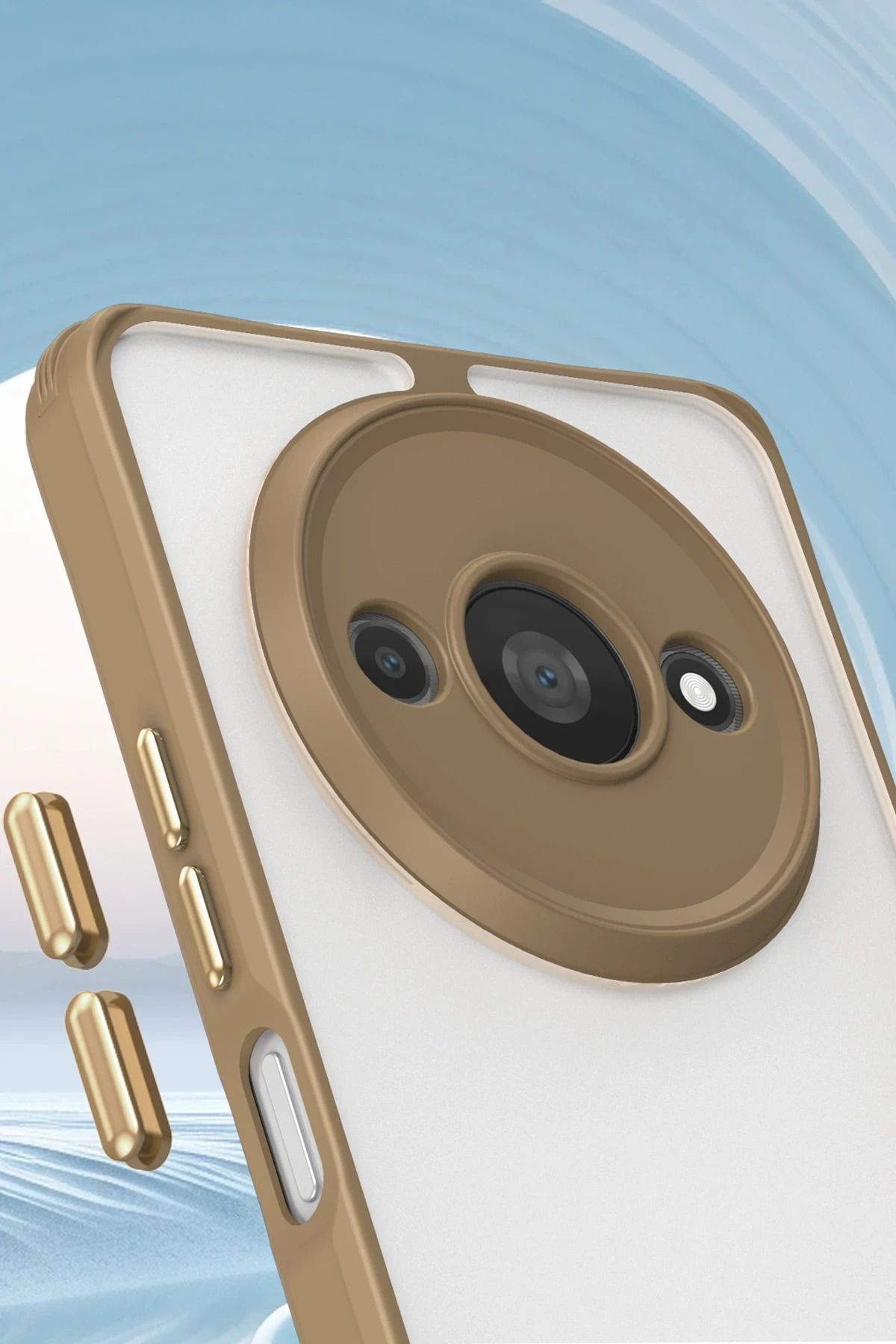 NewFace Xiaomi Redmi A3 4G Kılıf Penta Silikon Kılıf - Titan Gri FERRG