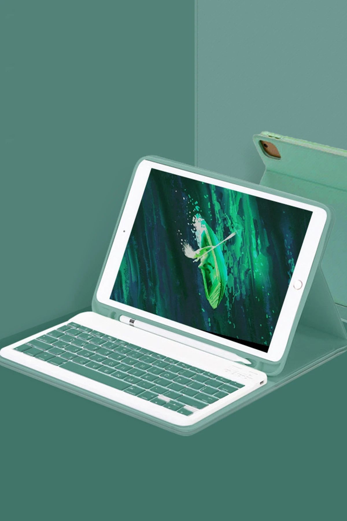 NewFace Samsung Galaxy X910 Tab S9 Ultra 14.6 Kılıf KC01 Smart Klavyeli Tablet Kılıfı - Koyu FLKRY