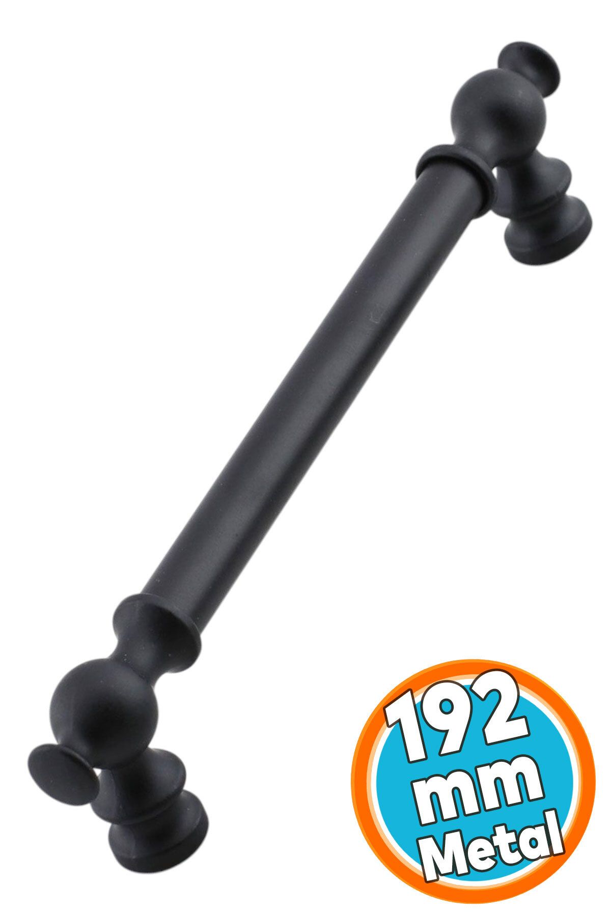 NZB Mobilya Çekmece Metal Kulp Mutfak Dolap Dolabı Kapak Kulpları Kulbu Kulpu 192 mm 192 Cm Siyah