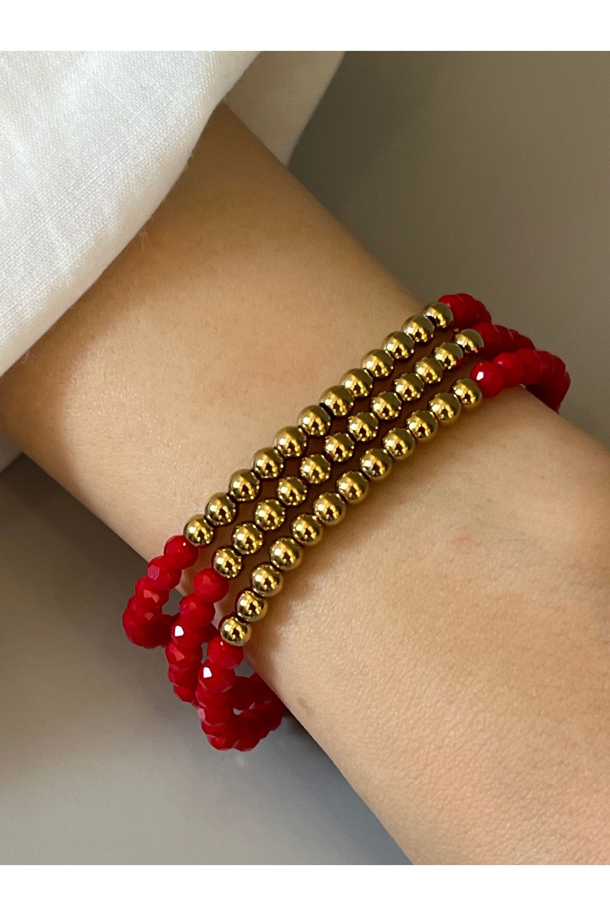 Ayse Jewels Çelik Gold Bileklik
