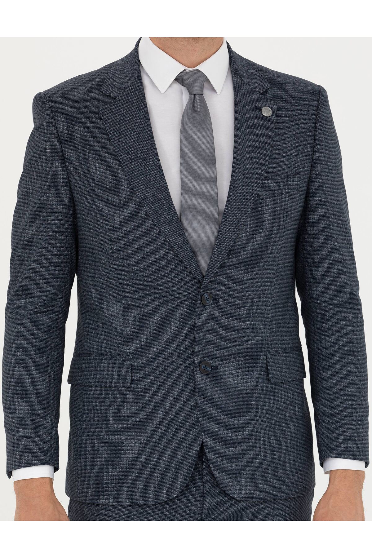 Pierre Cardin  Lacivert Slim Fit Takım Elbise 50278191-VR033 - Görsel 6