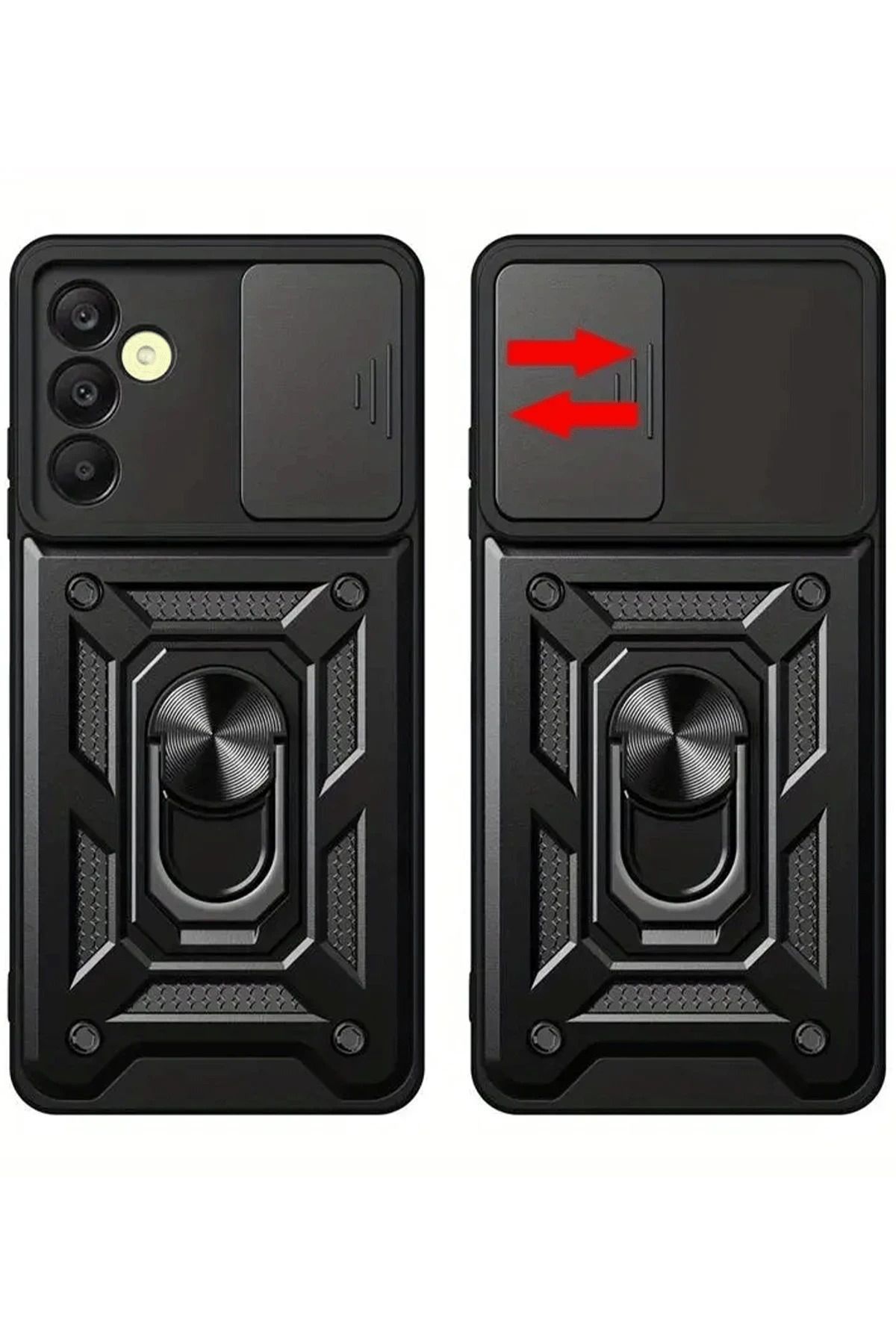 NewFace Samsung Galaxy S24 FE Pars Lens Yüzüklü Silikon - Lacivert FLKRY