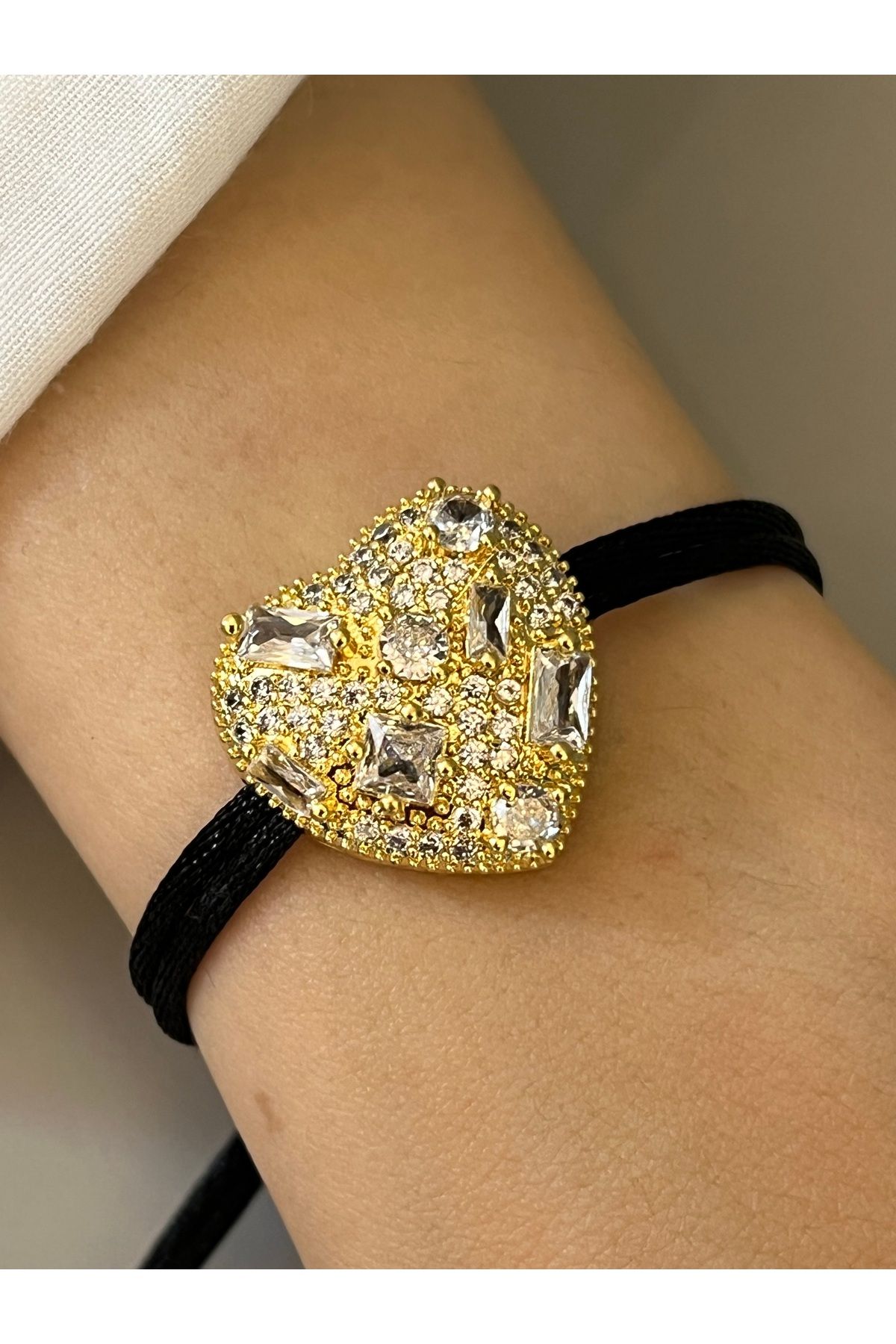Ayse Jewels Çelik Gold Bileklik