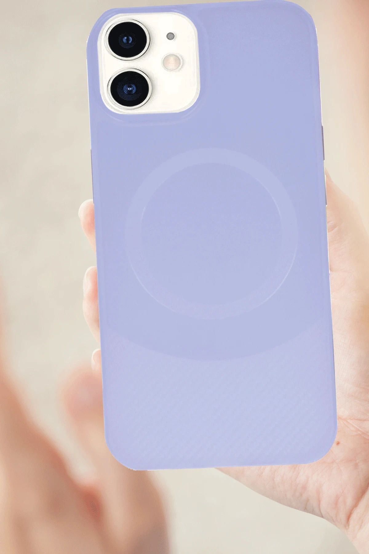 NewFace iPhone 11 Kılıf Maya Karbon Kapak - Kahverengi FERRG