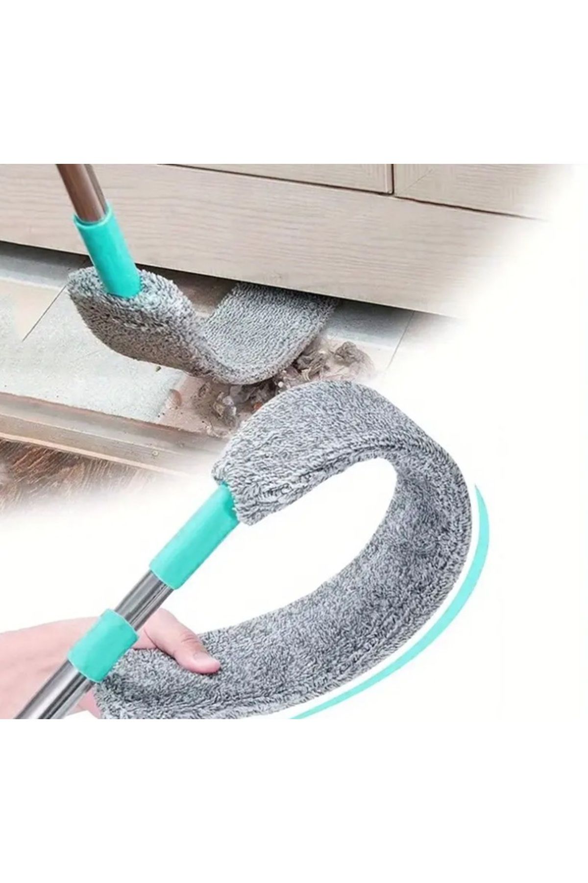 shop Dekorif-Uzatma Çubuğu ile Mikrofiber Toz Fırçası-Yedek Bez İle