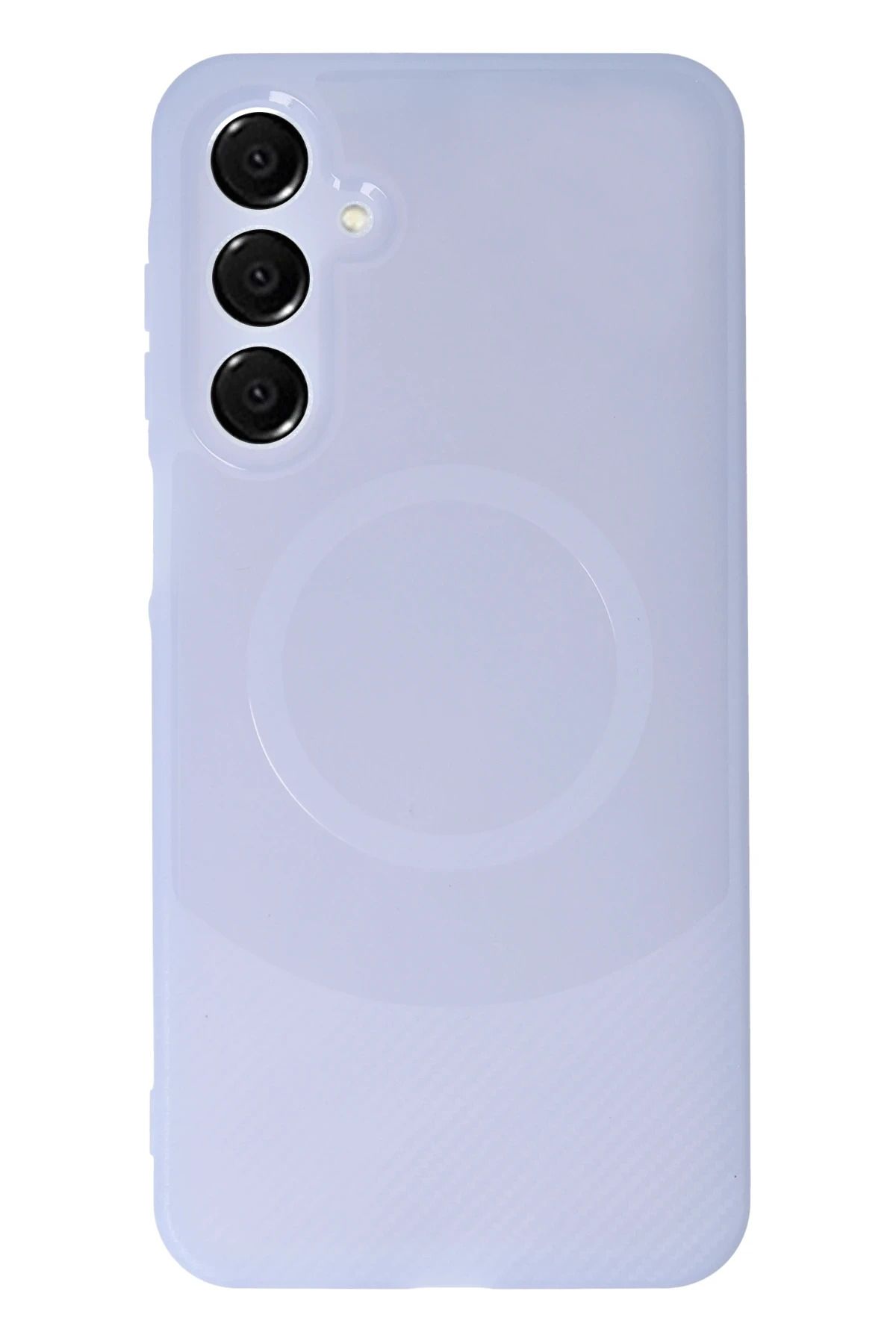 NewFace Samsung A16 5G Kılıf Maya Karbon Kapak - Lila MRAYD