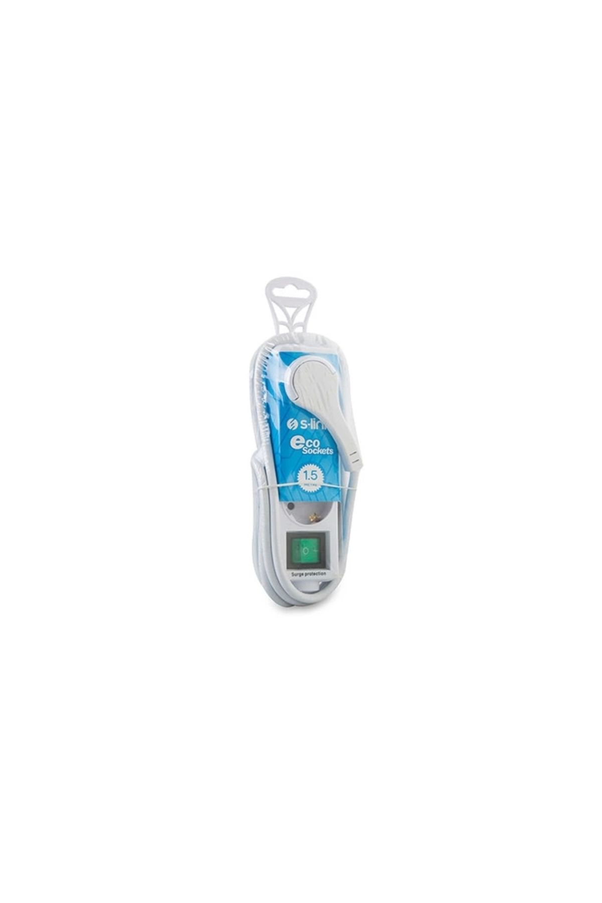 S-LINK-Socket 3 Pin 1.5 m Current Protected Sl-Spg-F03 White 3