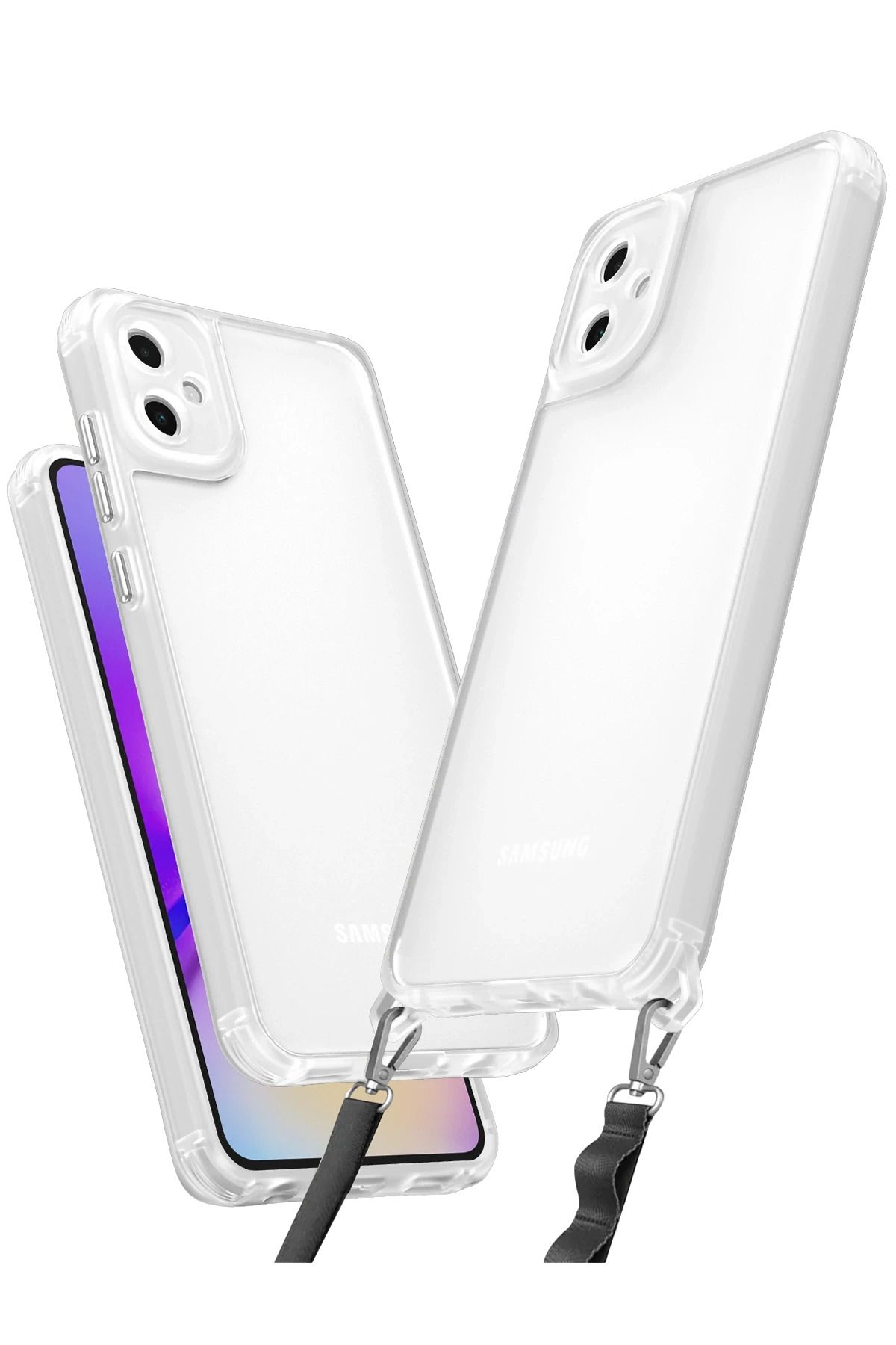 NewFace Samsung Galaxy A06 Kılıf Penta Silikon Kılıf - Şeffaf FERRG