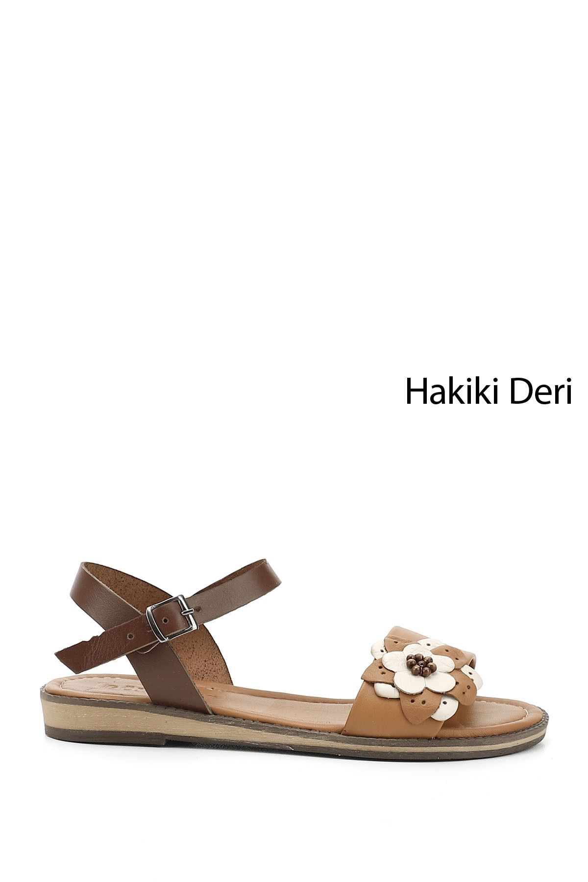 GÖNDERİ(R) Kadın / Kız Kahverengi Hakiki Deri Sandalet
