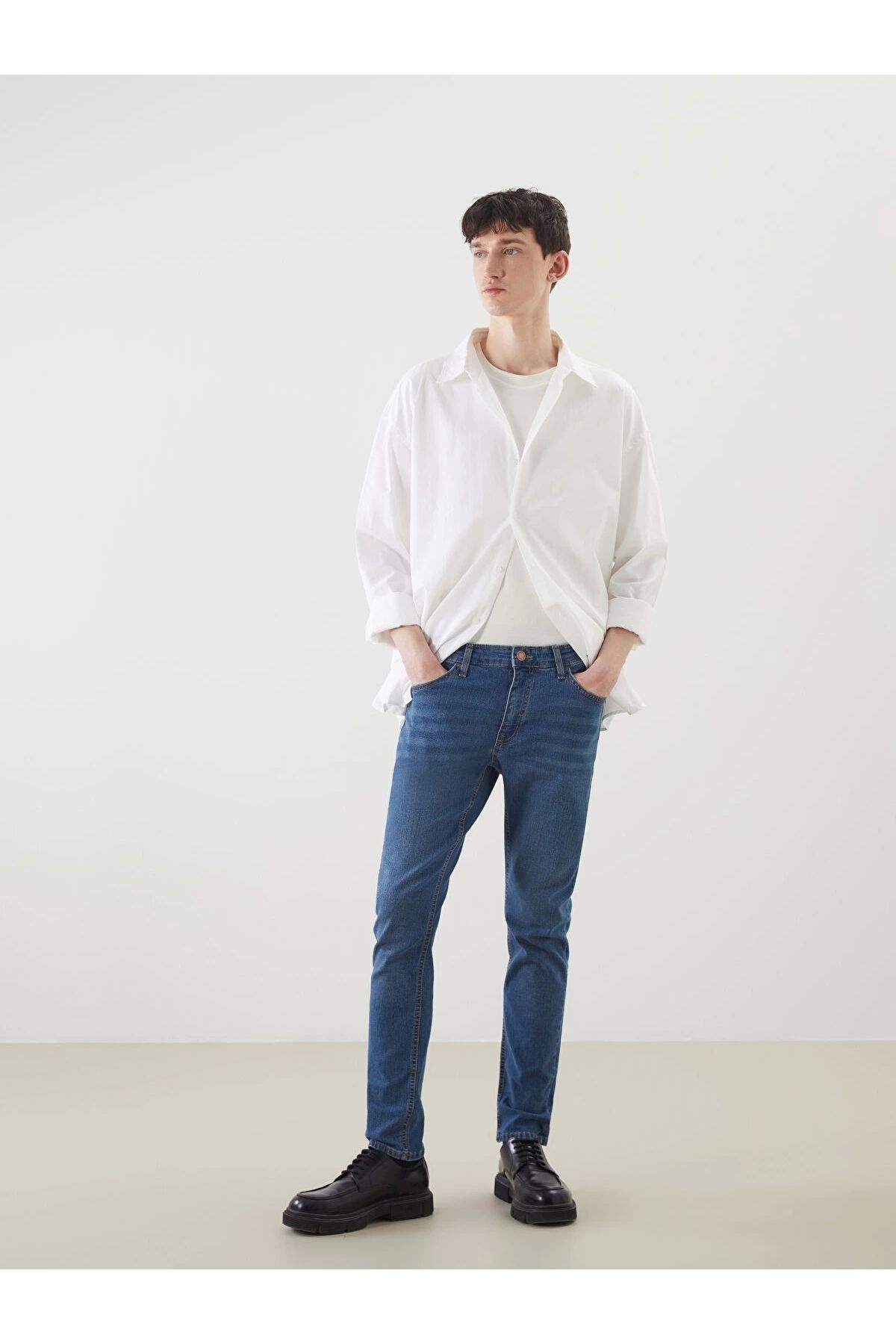 LC Waikiki LCW Jeans Indigo 760 Skinny Fit Erkek Jean Pantolon