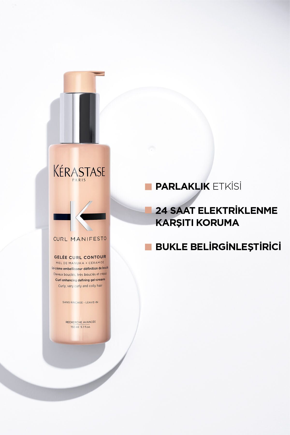 Kerastase-Curl Manifesto Curl Defined Gel-Structure Hair Conditioner 150ml 2