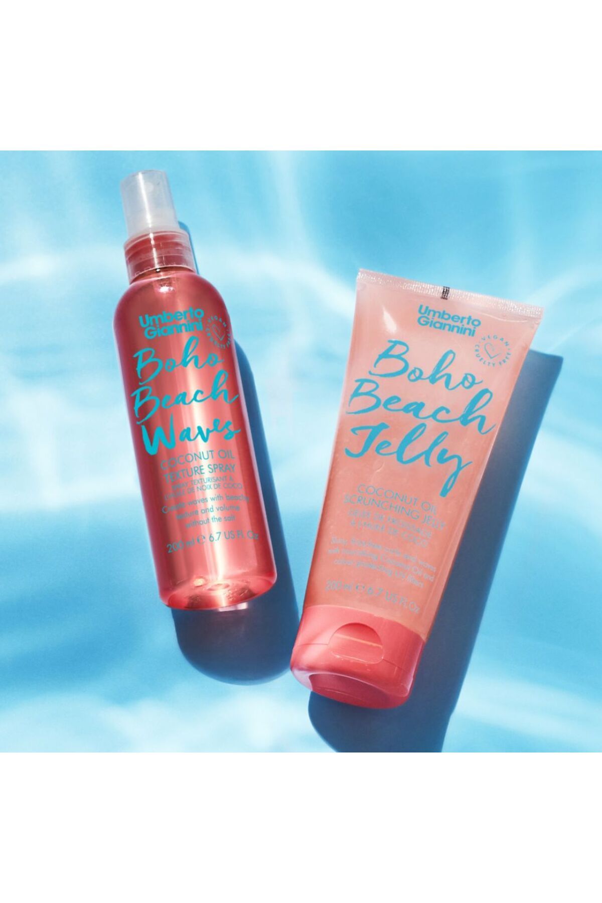 Umberto Giannini-Texturizing spray with coconut oil for loose curls, Boho Beach Waves, Umberto Giannini, 200 ml 5