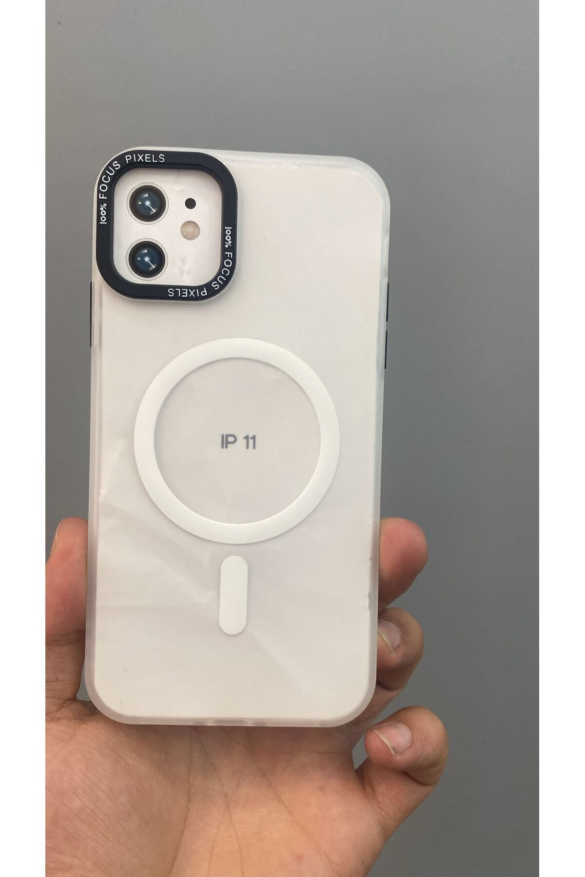 mobilen iphone 11 magsafe özelikli kılıf beyaz renk
