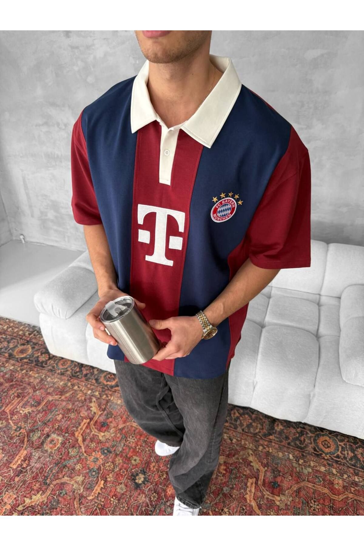 SENTİNEL WEAR BAYERN MUN. POLO YAKALI PREMIUM T-SHIRT (BEST COLLECTION)