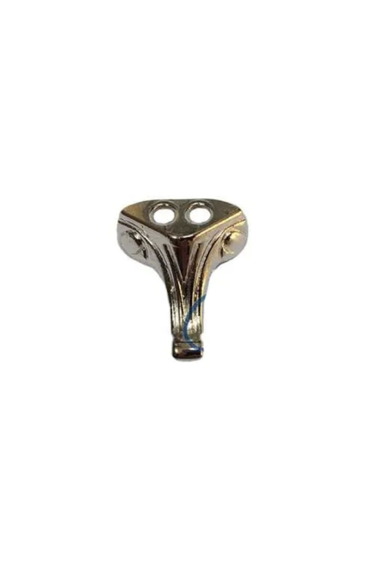 Eldenör Moda Ahşap Sandık Ayağı, Kutu Ayak 1,5 Cm - Nikel, 100 Adet