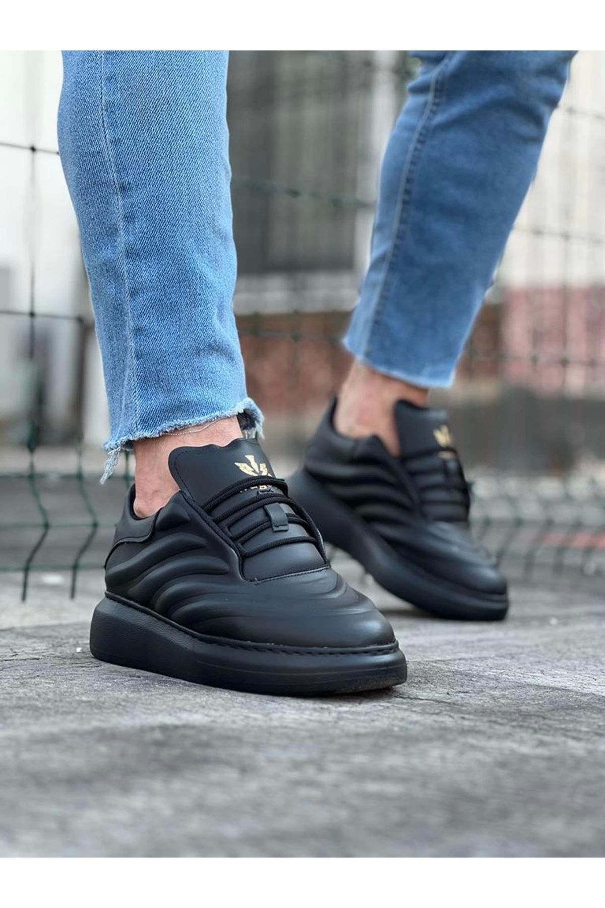 luz&pos WG094 Kömür Cilt Erkek Casual Ayakkabı