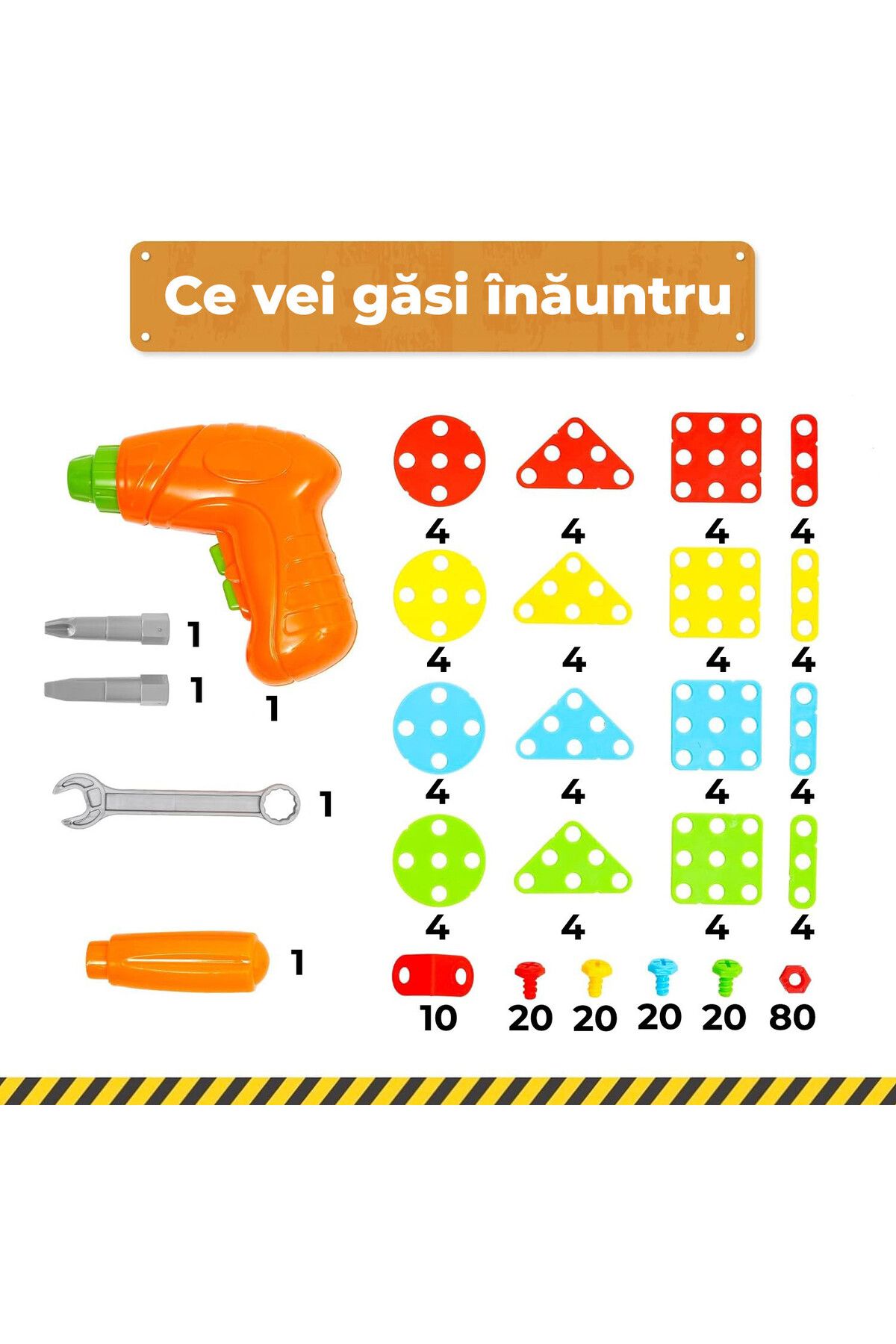 Pitikot-Pitikot® STEM educational and interactive toy, with screwdriver, self-threading 8