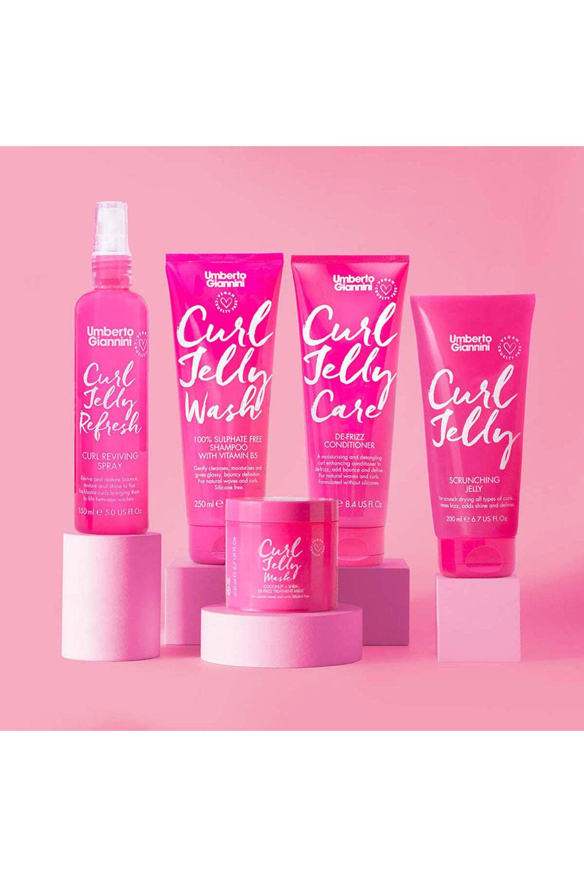 Umberto Giannini-Curl Defining Shampoo With Vitamin B5, Curl Jelly Wash, , 250 ml 4