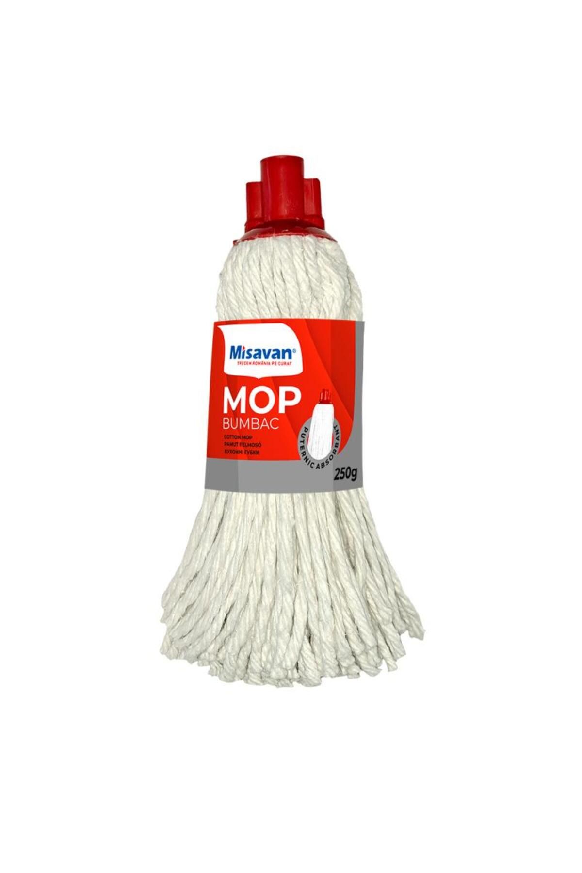 Misavan Rezerva Mop, Bumbac, 250g, Alb - One Size