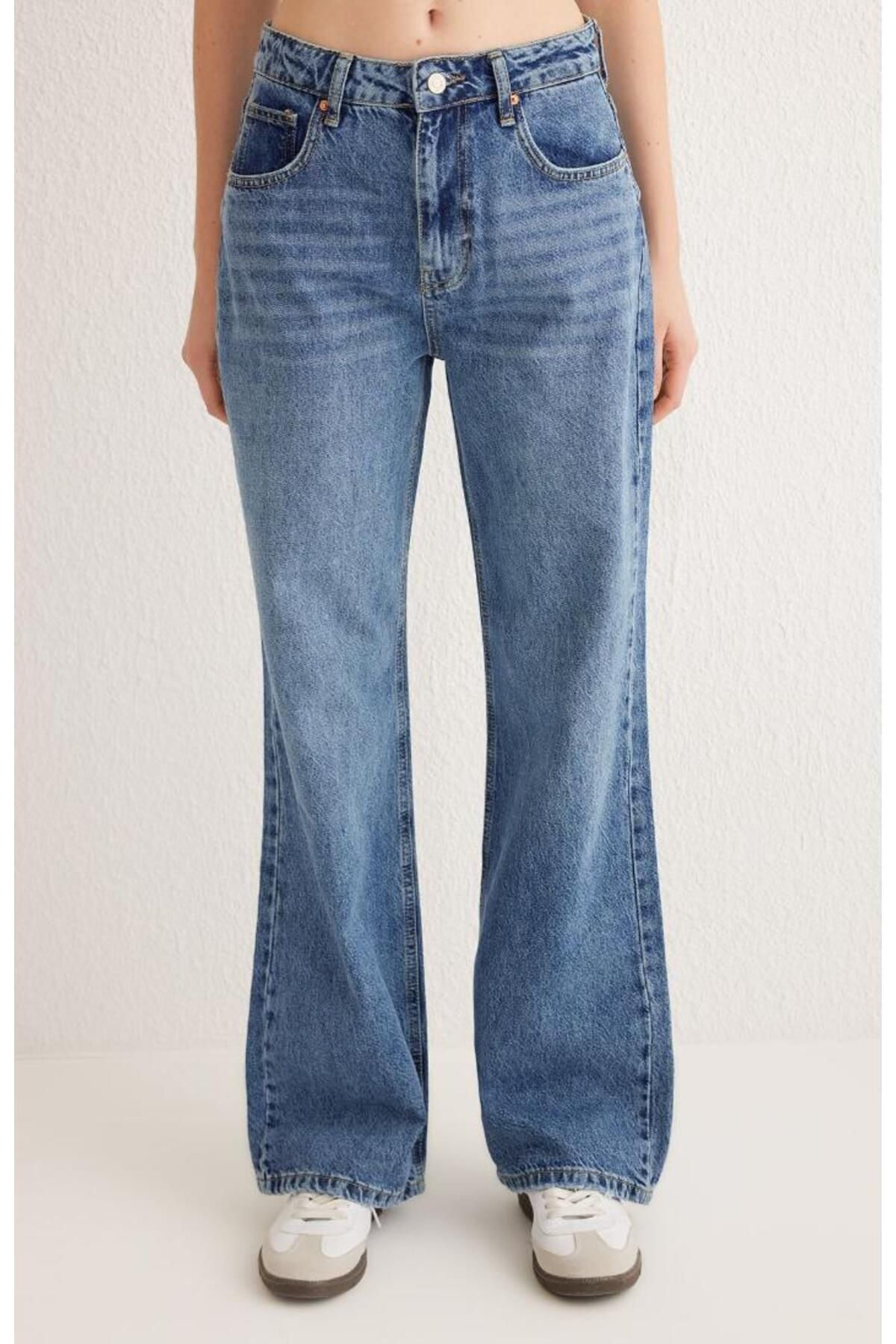 KARACAN COMPANY Yüksek Bel Wide Leg Jeans