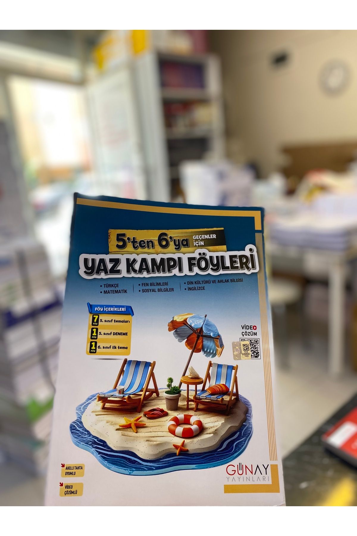 Günay Yayınları YAZ TATİL KİTABI 5DEN 6 YA GÜNAY 2025