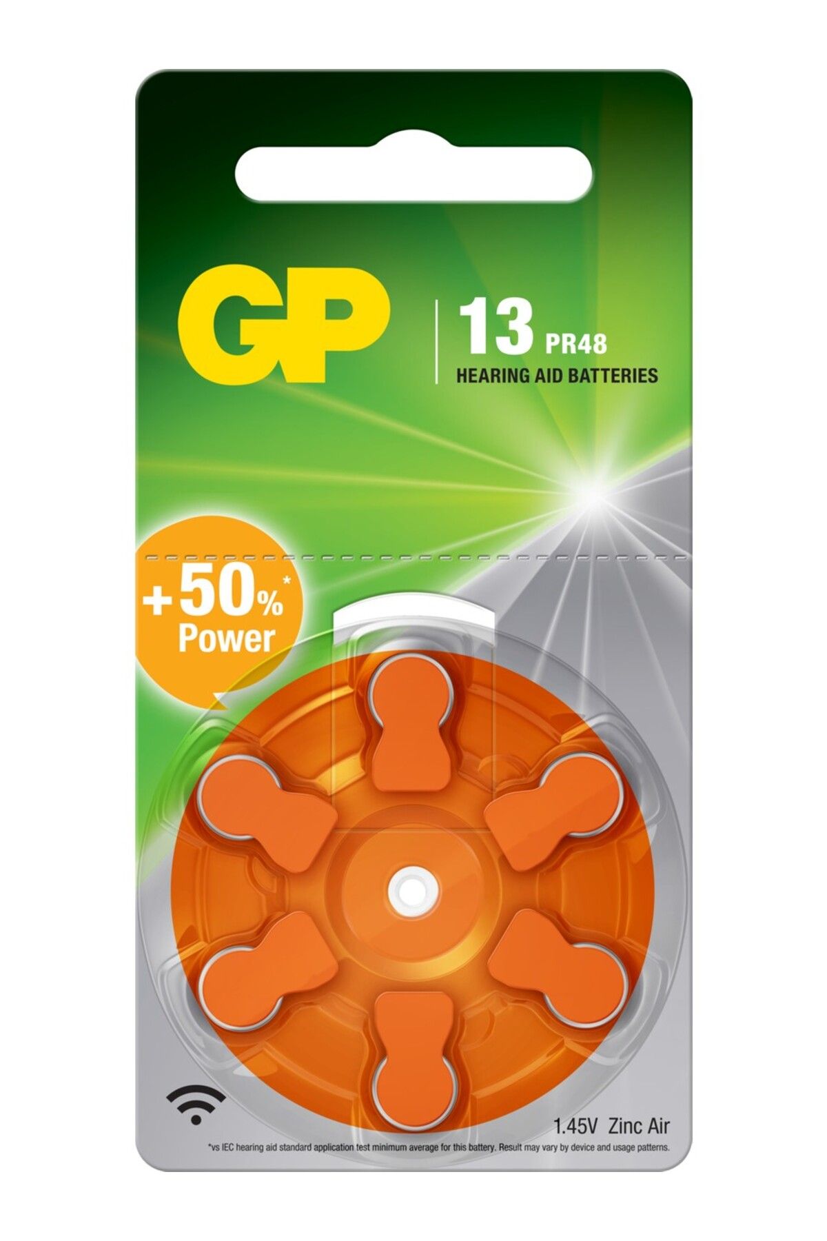 GP Za13 1.4V Düğme Kulaklık Pili (6 Lı Paket)