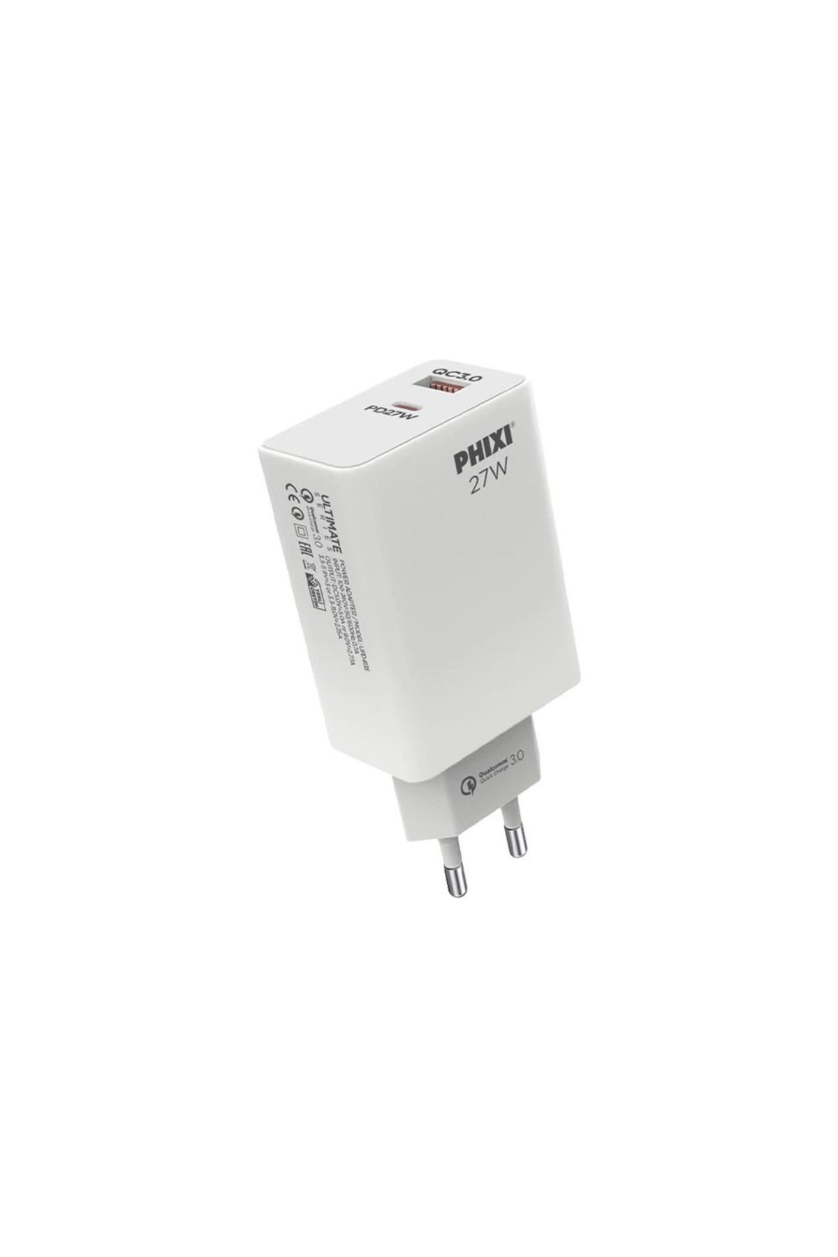 Modafiks Ultimate Upd4225 27w Pd Çift Çıkışlı Hızlı Şarj Adaptörü