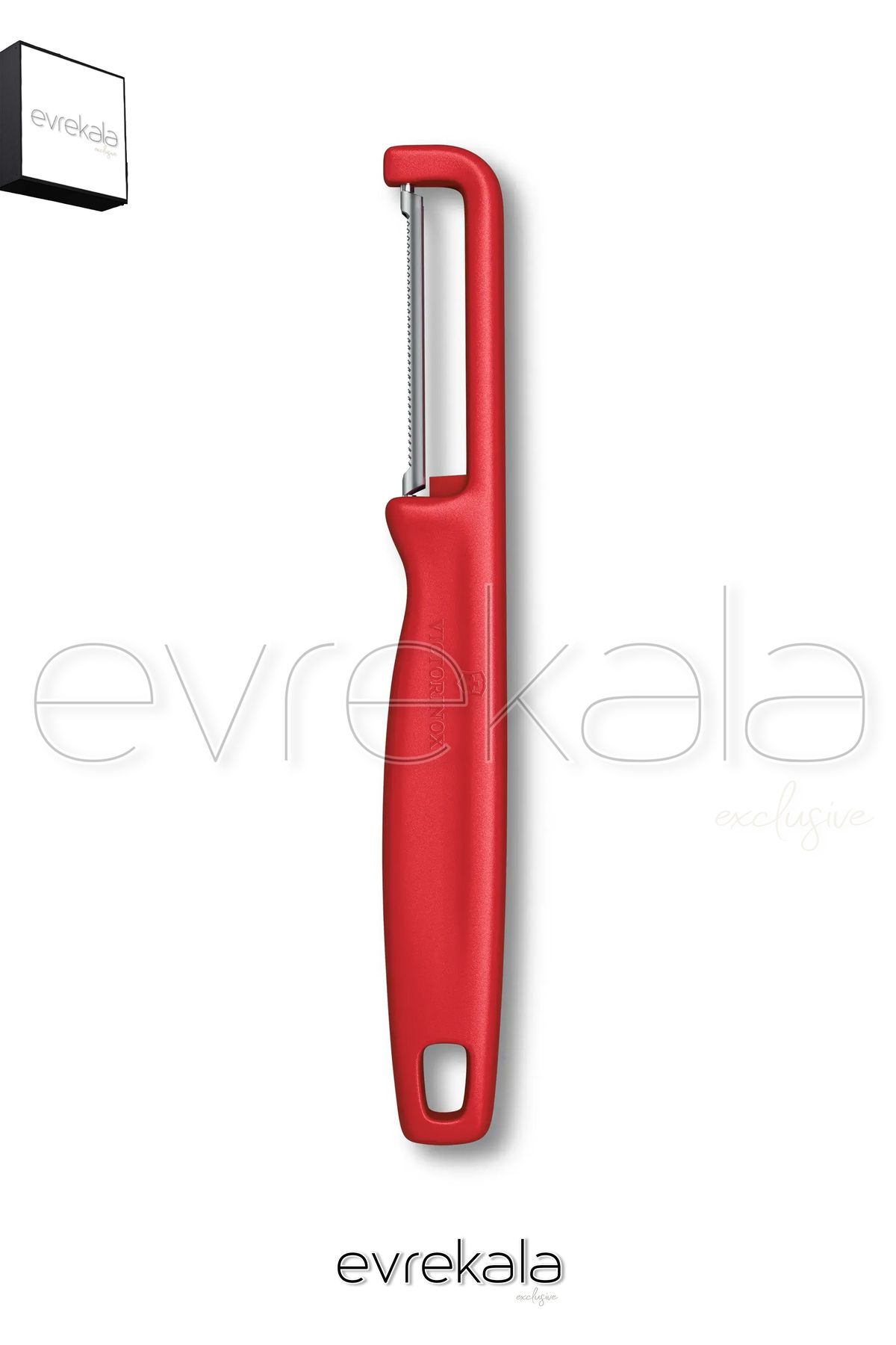 Victorinox Yeni Evrekala Soyacak Victorinox New Peeler -Yetkili Evrekala- Çift Kenarlı Testere Tırtıklı Soyucu