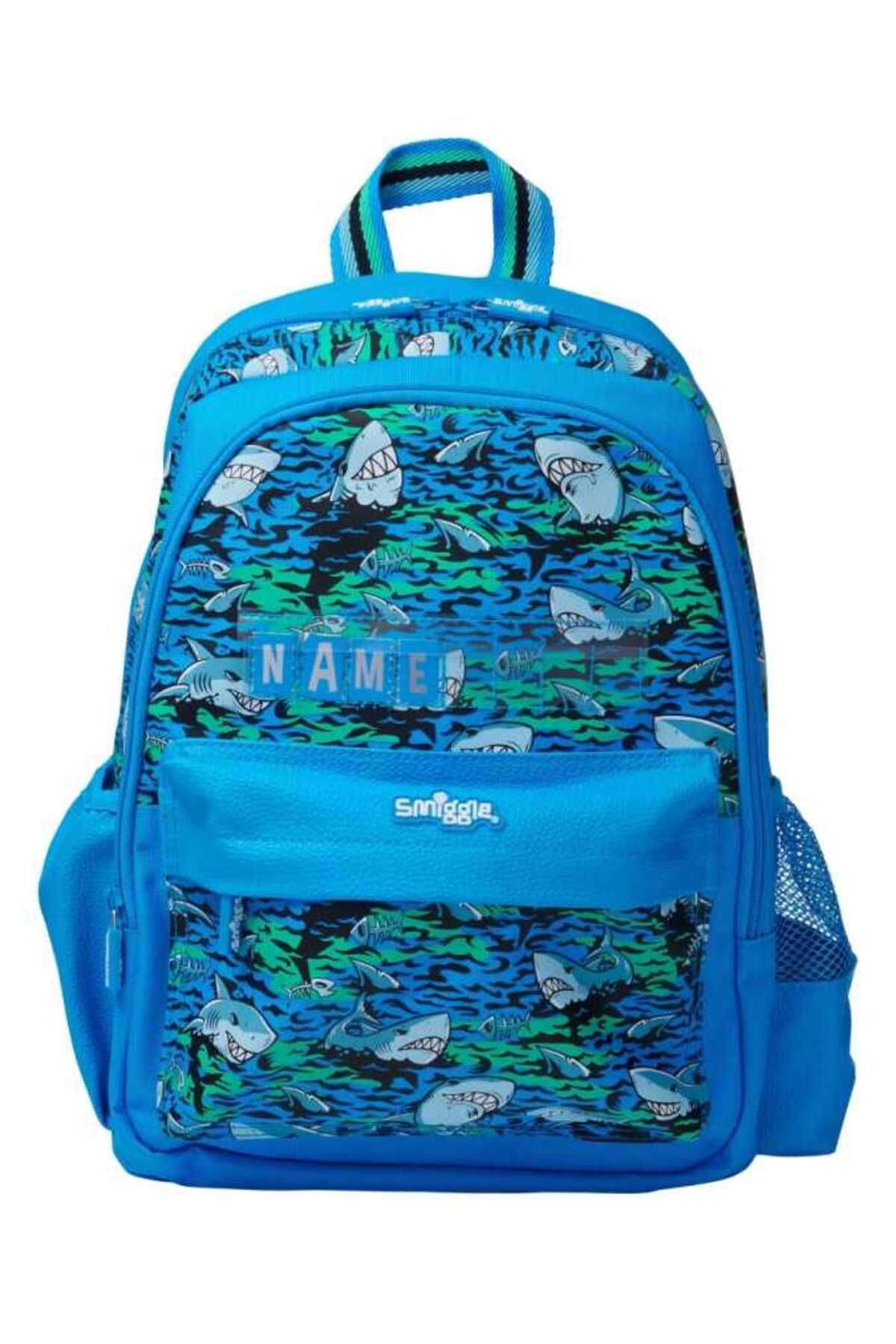 SMIGGLE Curious Id Junior Backpack Mid Blue 456808