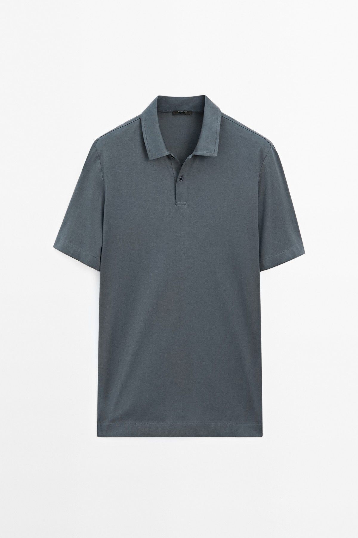 Massimo Dutti Slim fit pamuklu polo yaka t-shirt