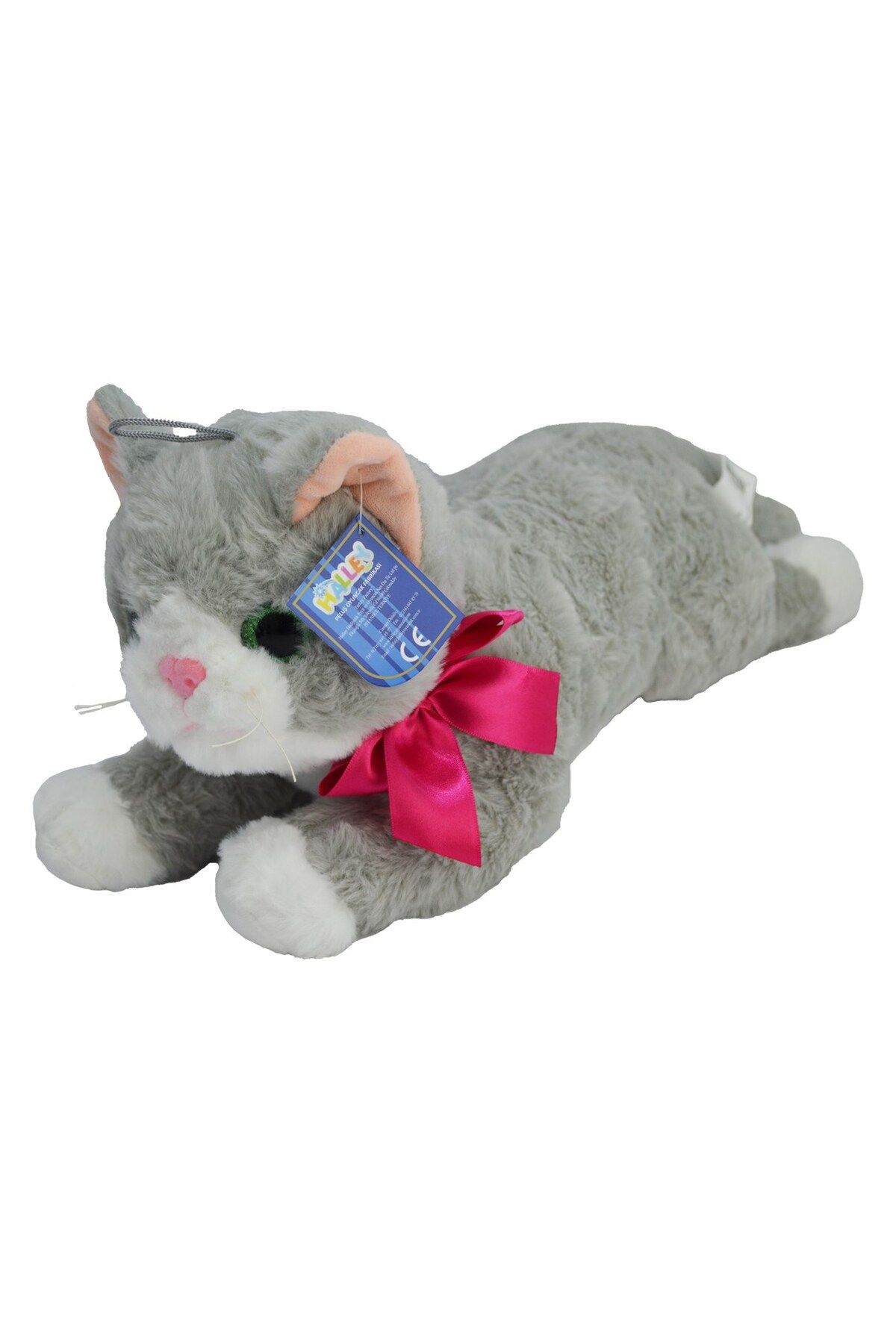 Halley Oyuncak Yatan Peluş Kedi 60 Cm 62932
