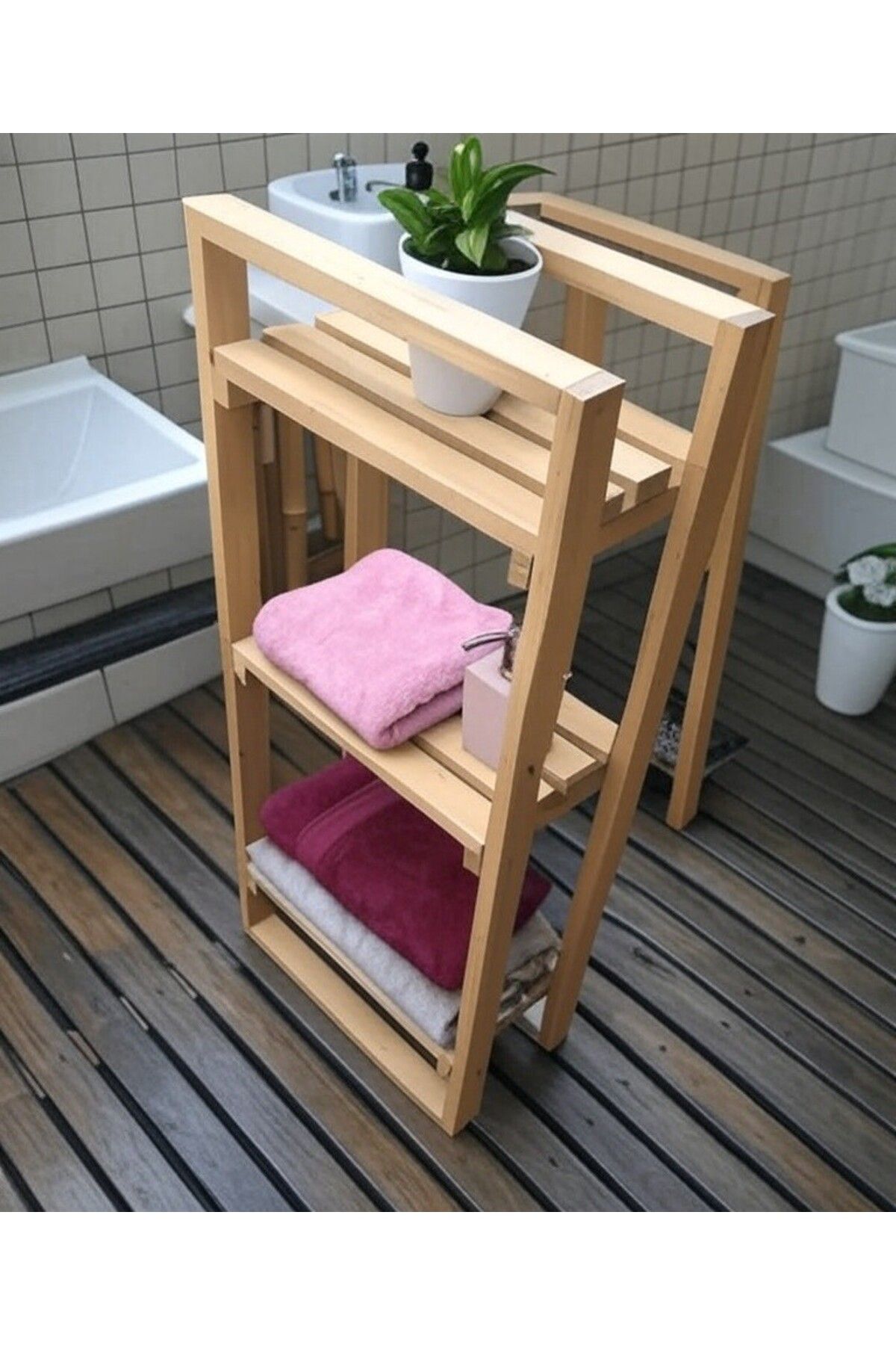 YouPont Doğal Ahşap Banyo Düzenleyici