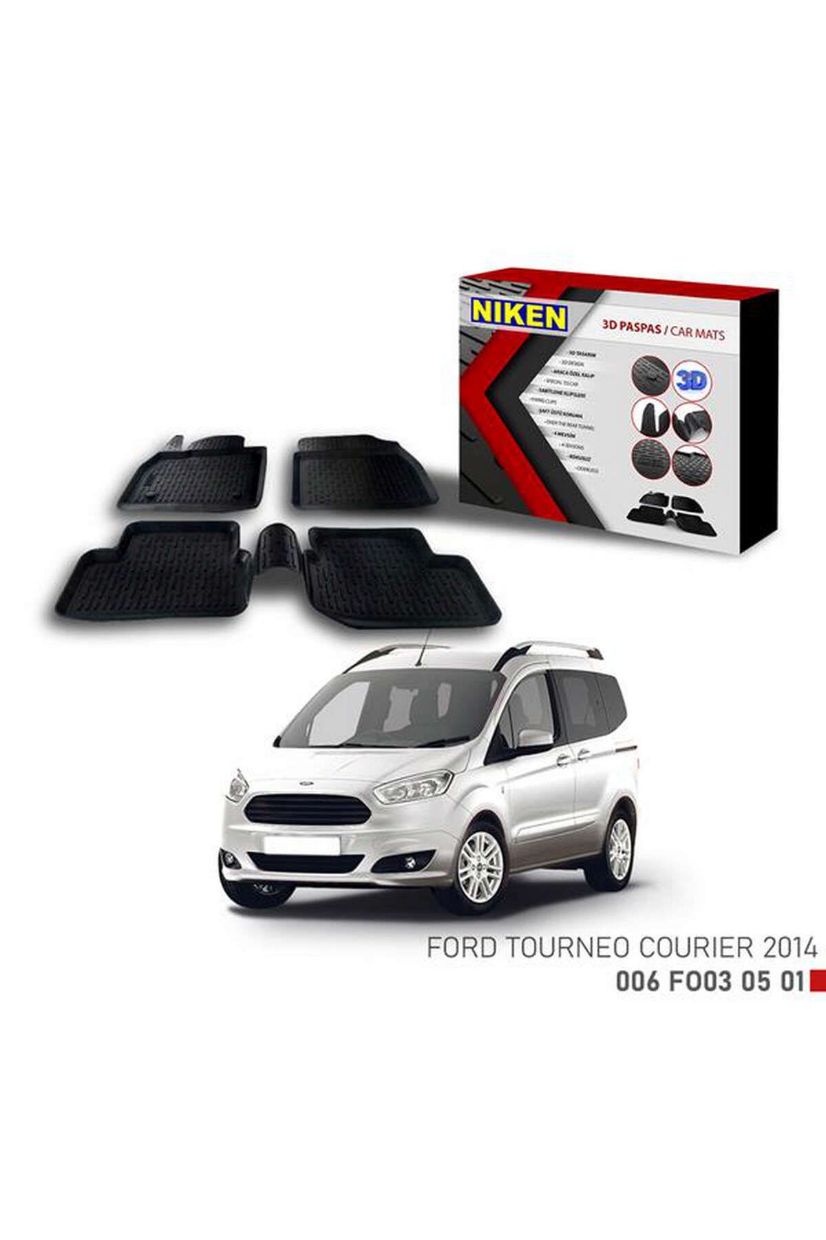Universsal 3D PASPAS FORD TOURNEO COURIER 2014 DRSTR